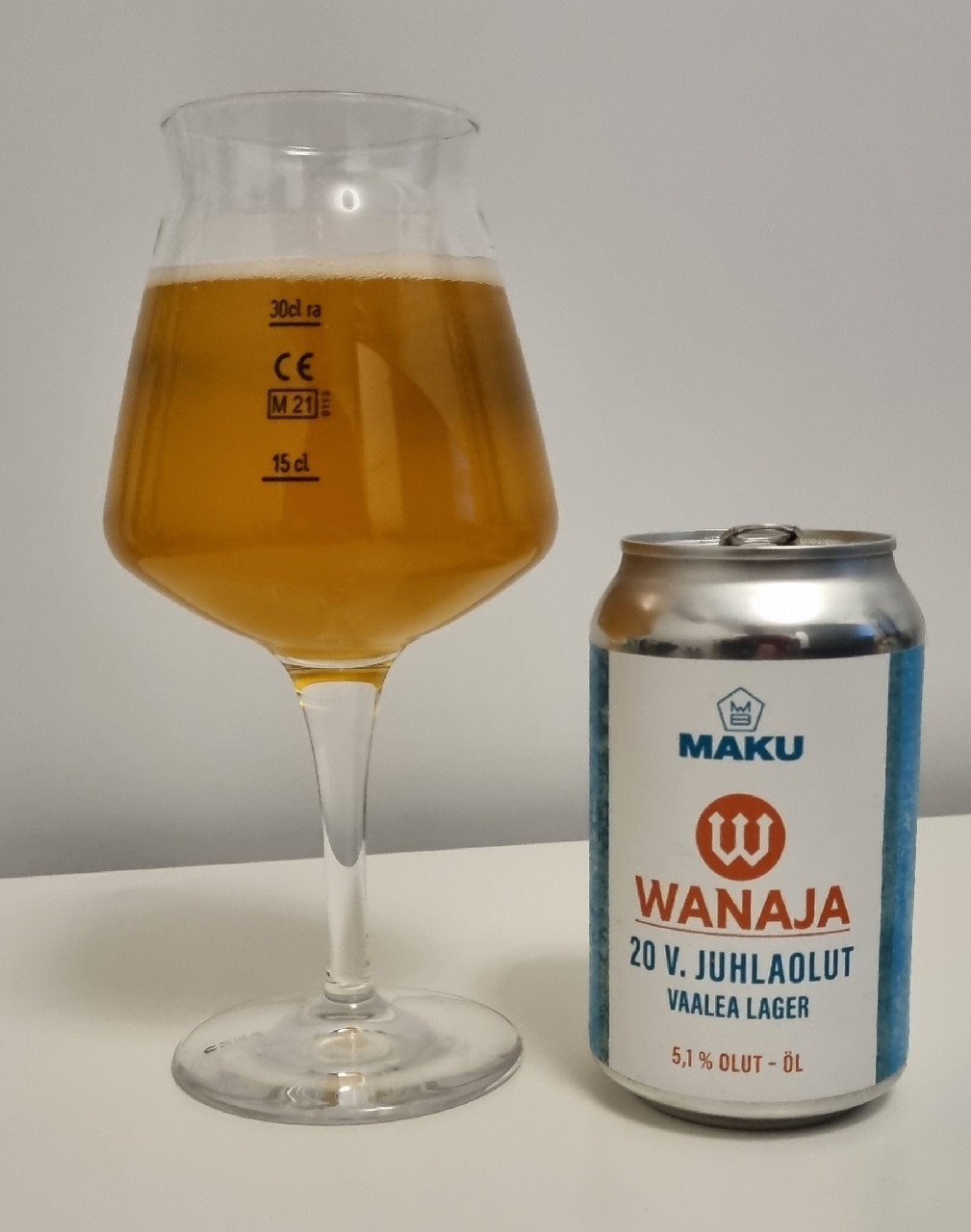 Wanaja 20 V. Juhlaolut vaalea lager, Finland
