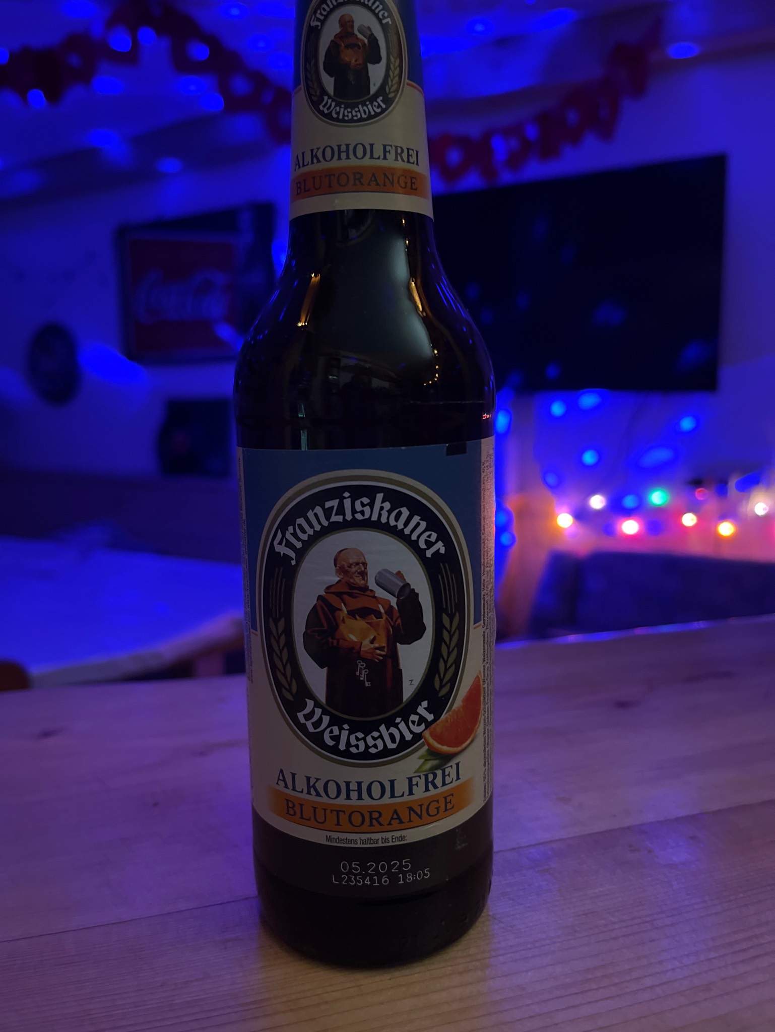 Franziskaner Weißbier Alkoholfrei Blutorange, Germany