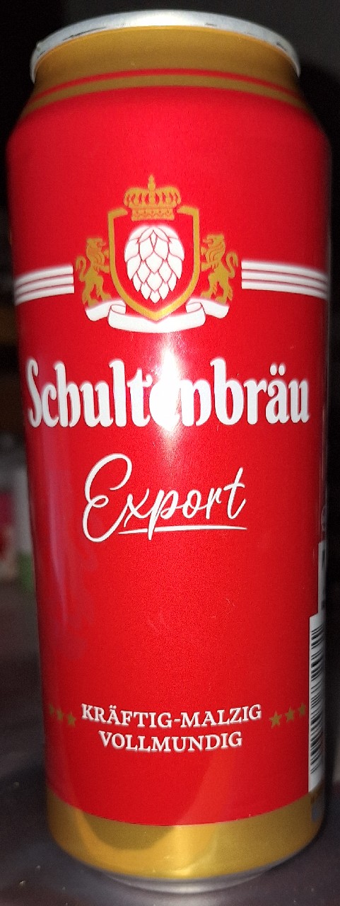 SCHULTENBRÄU EXPORT, Brauerei Gotha (Oettinger)