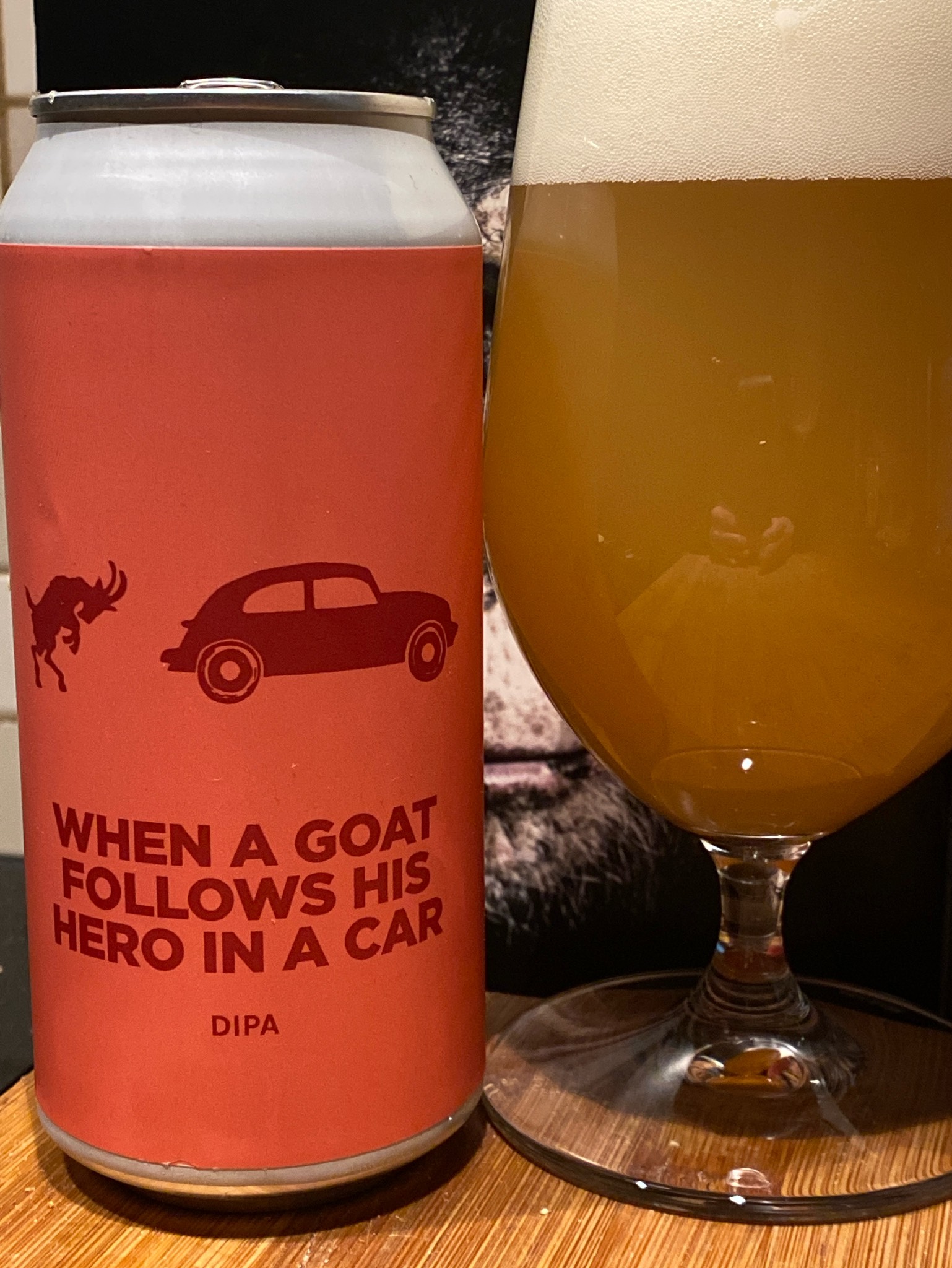 When A Goat Follows His Hero In A Car, England