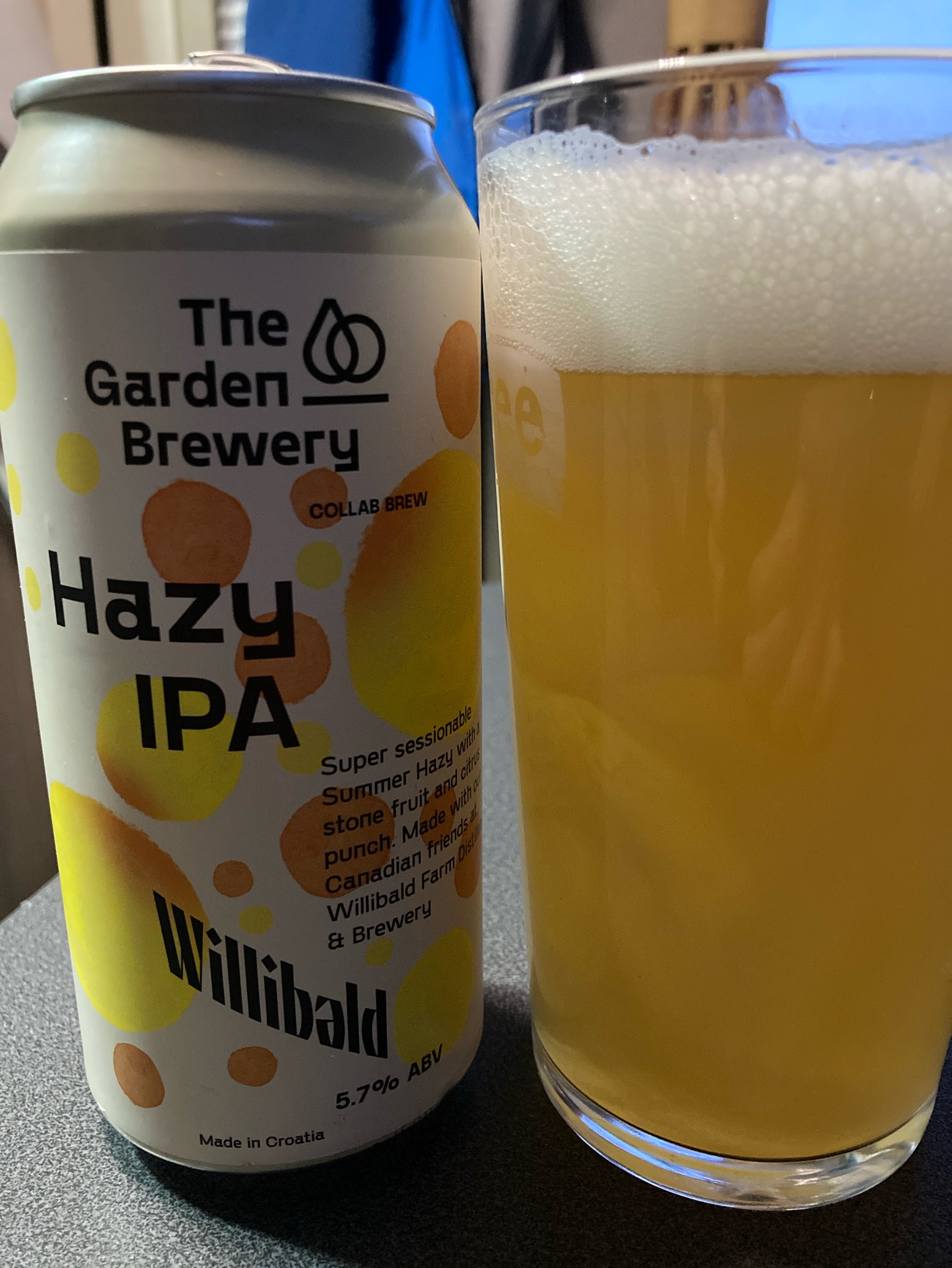 Hazy IPA (Collab Cierzo Brewing Co.), Croatia
