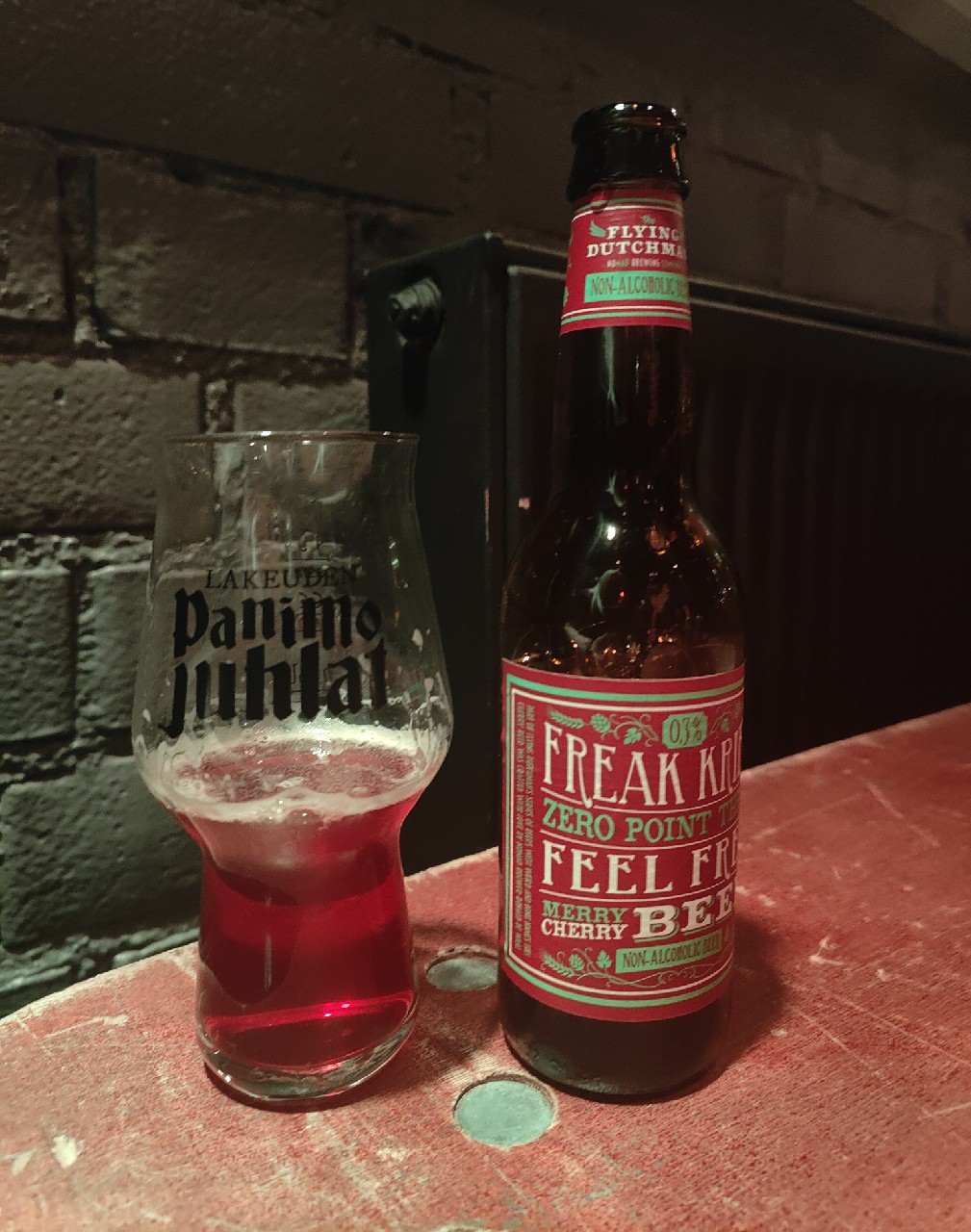 Freak Kriek Zero Point Three Feel Free Merry Cherry Beer, Finland