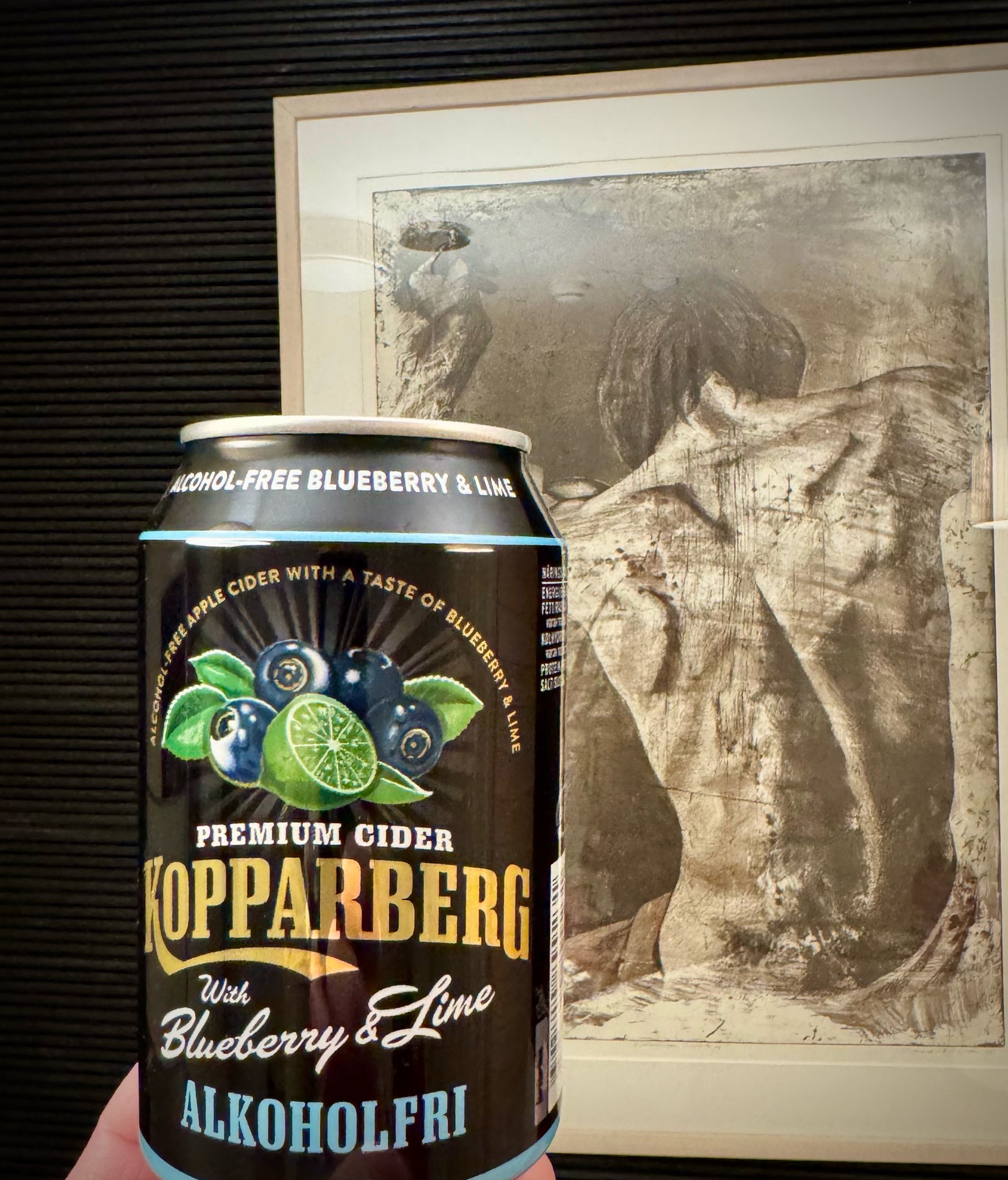Kopparberg with Blueberry & Lime Alcohol Free, Sweden