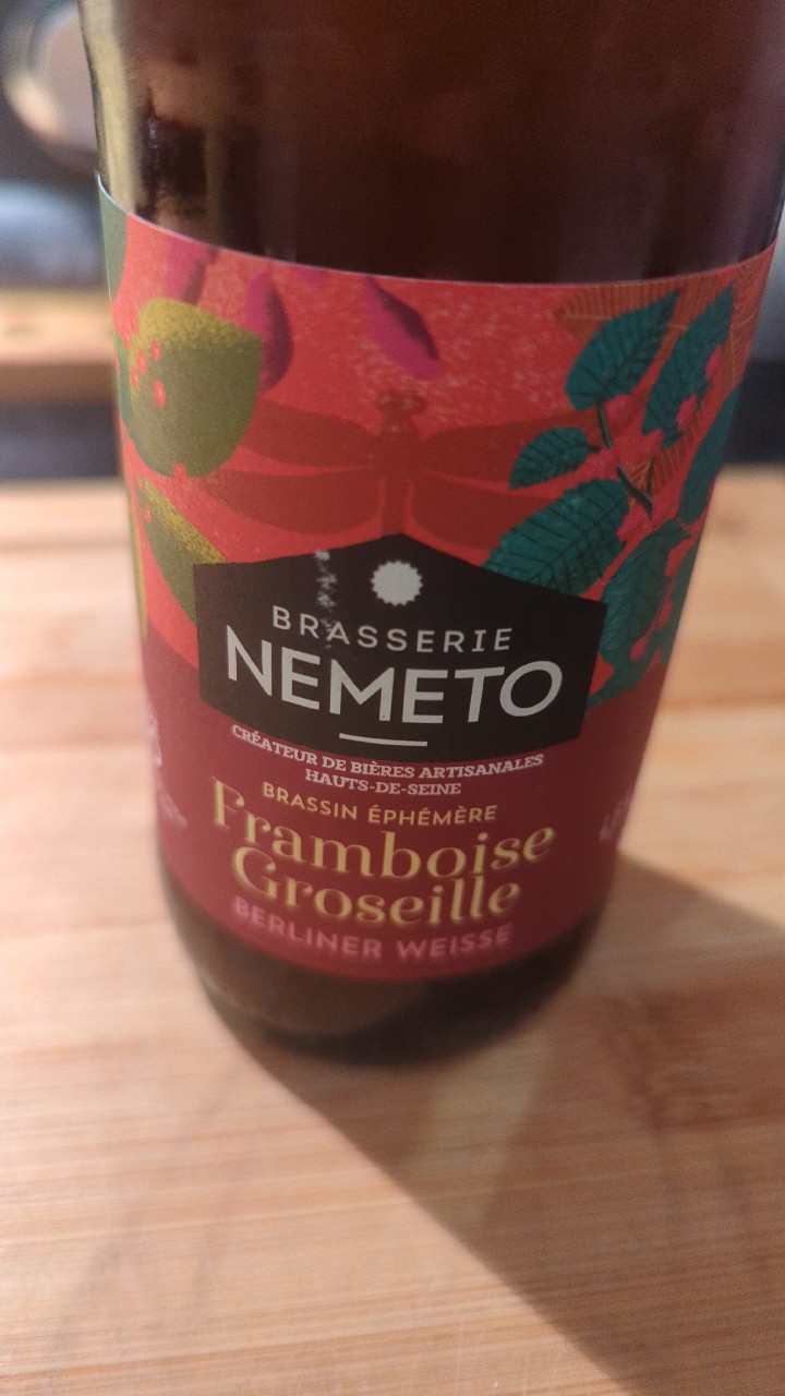 Framboise groseille, Brasserie Nemeto