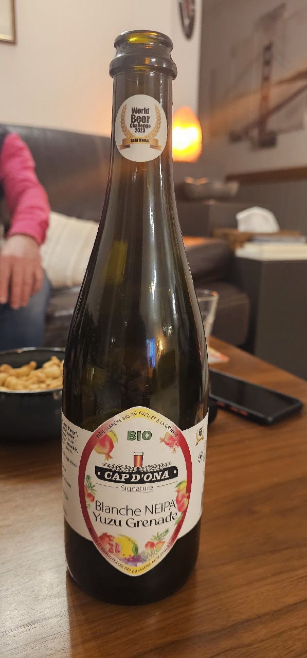 Cap D'Ona Blanche NEIPA Yuzu Grenade, France