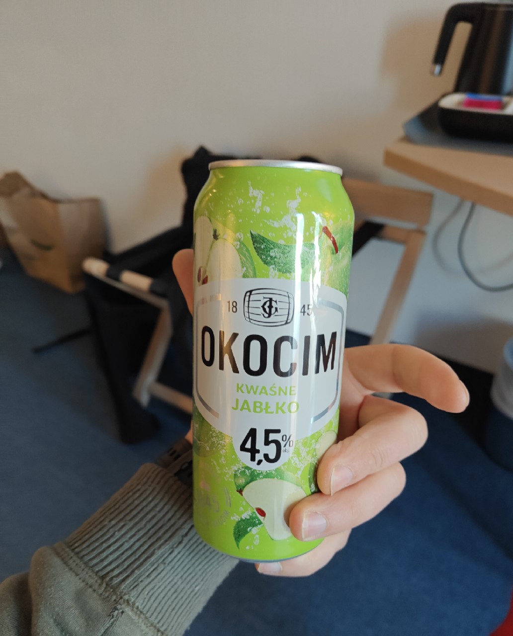 okocim kwaśne jabłko, Poland