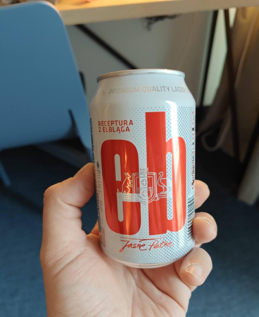 EB Natural Premium Quality Beer, Poland