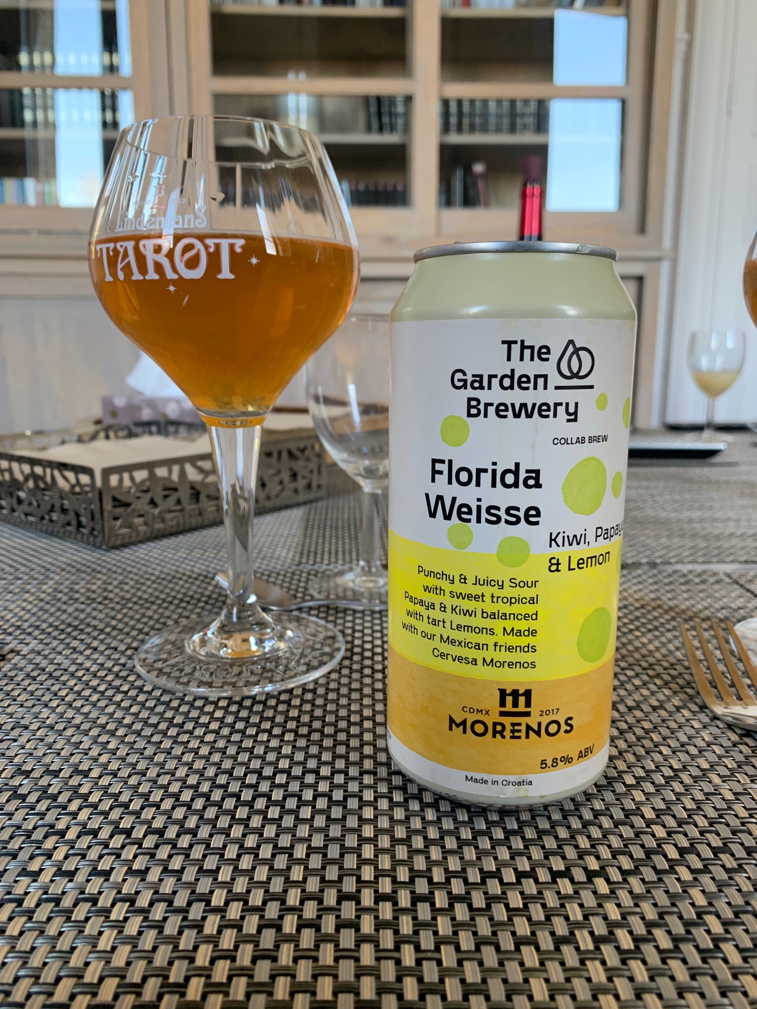 Florida Weisse: Kiwi, Papaya & Lemon - Morenos Collab, Croatia