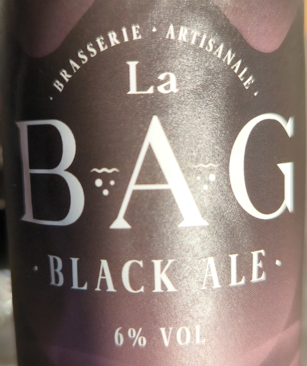 la bag black ale, La BAG Brasserie