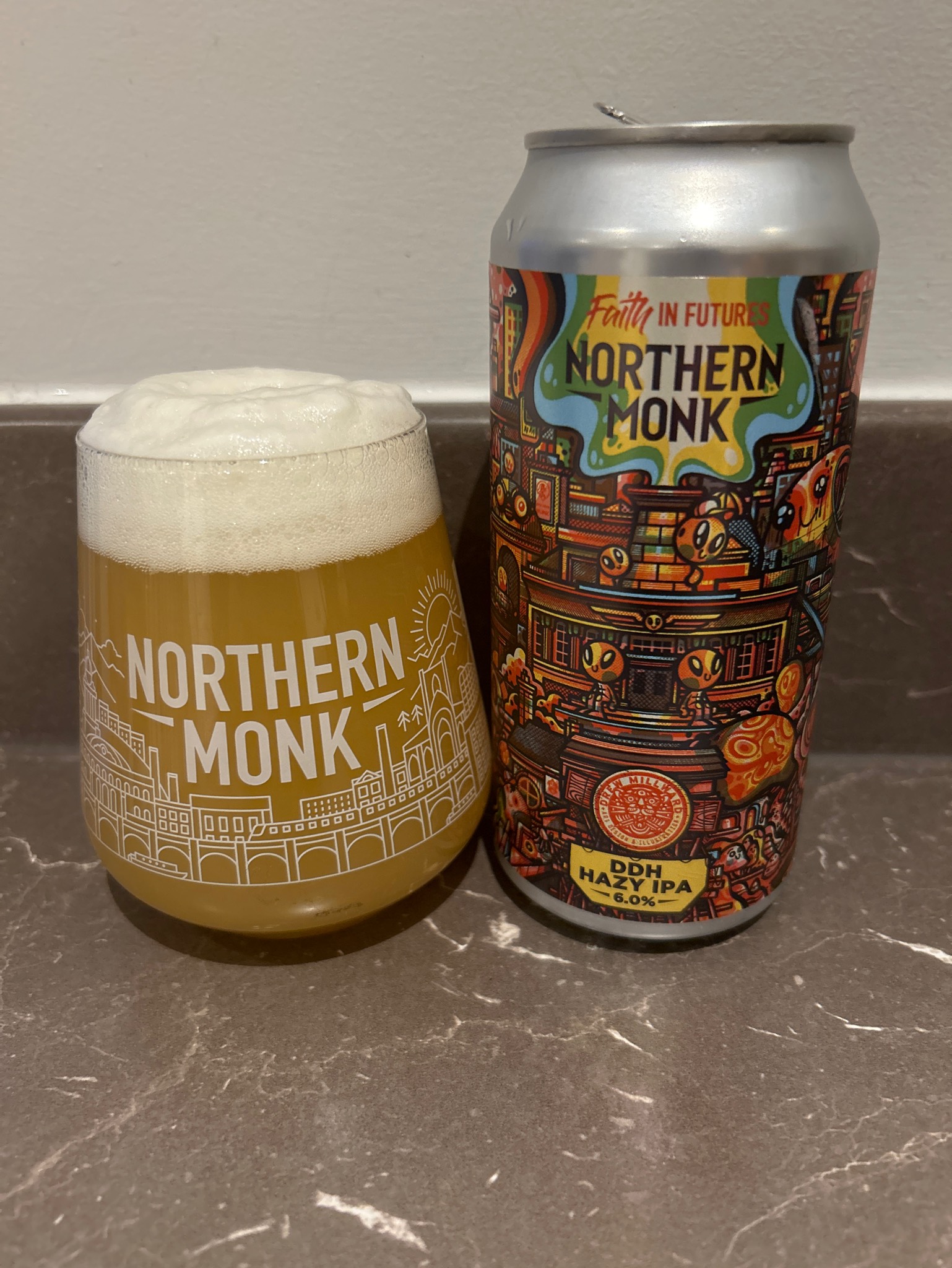 Faith in futures // drew millward // ddh hazy ipa, England