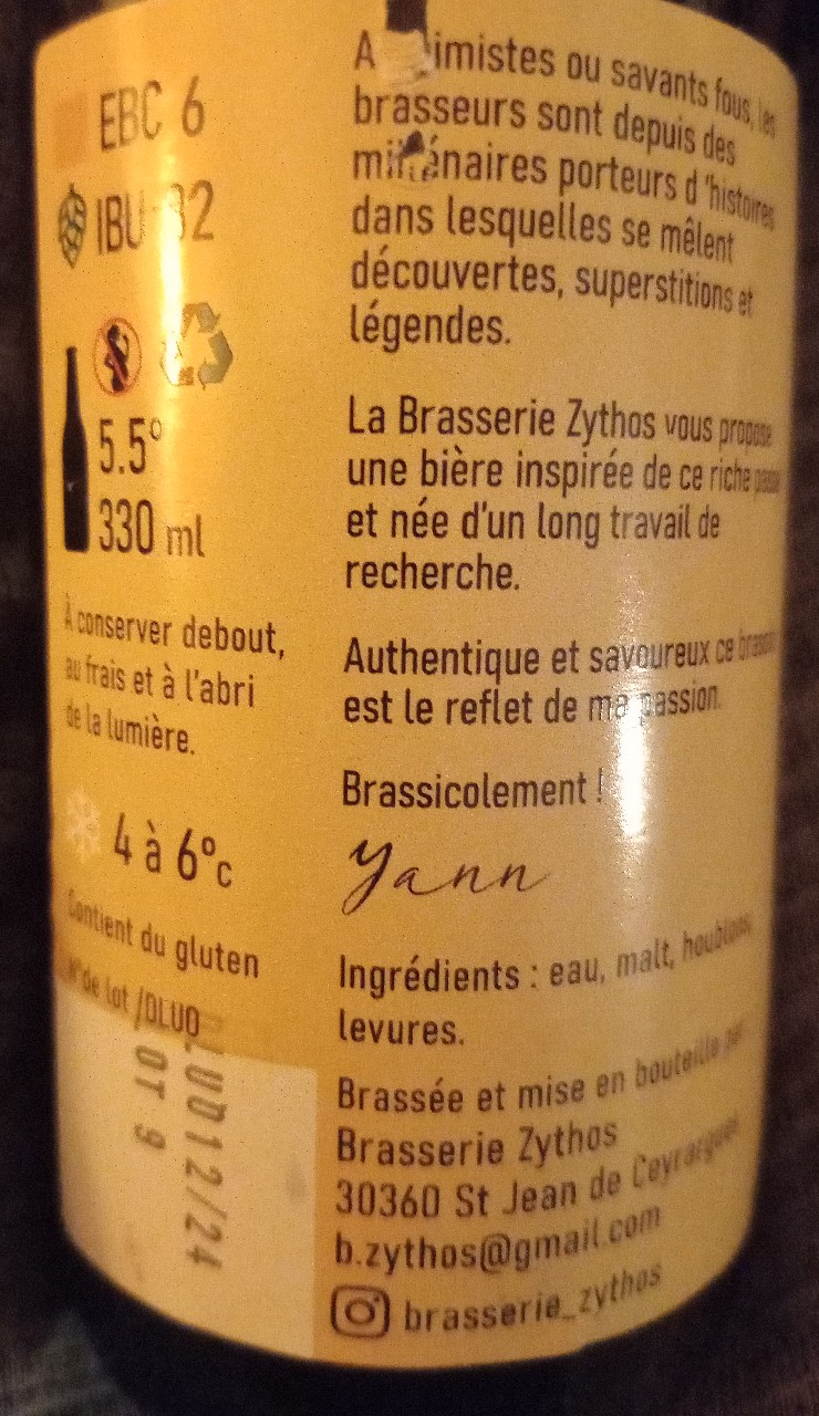 Marynka, Brasserie Zythos [Closed]