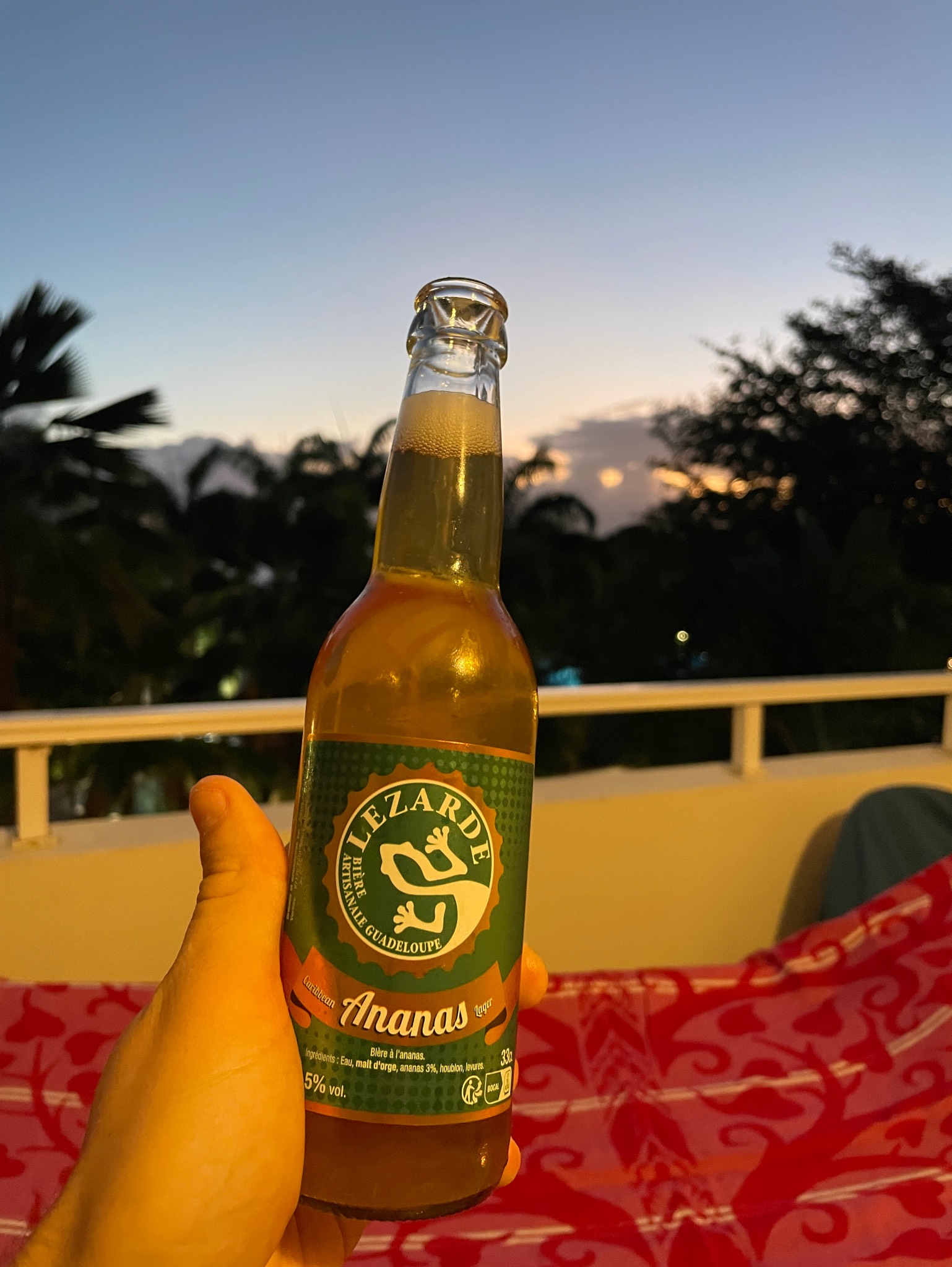 Lézarde Ananas, Guadeloupe