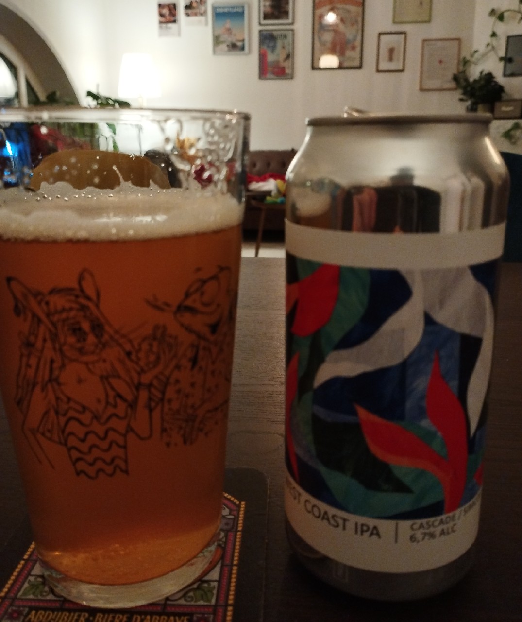 West Coast IPA Cascade Simcoe Centennial, France