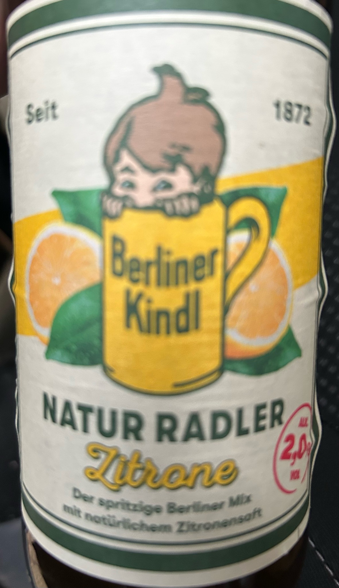 Berliner Kindl Radler Naturtrüb, Germany