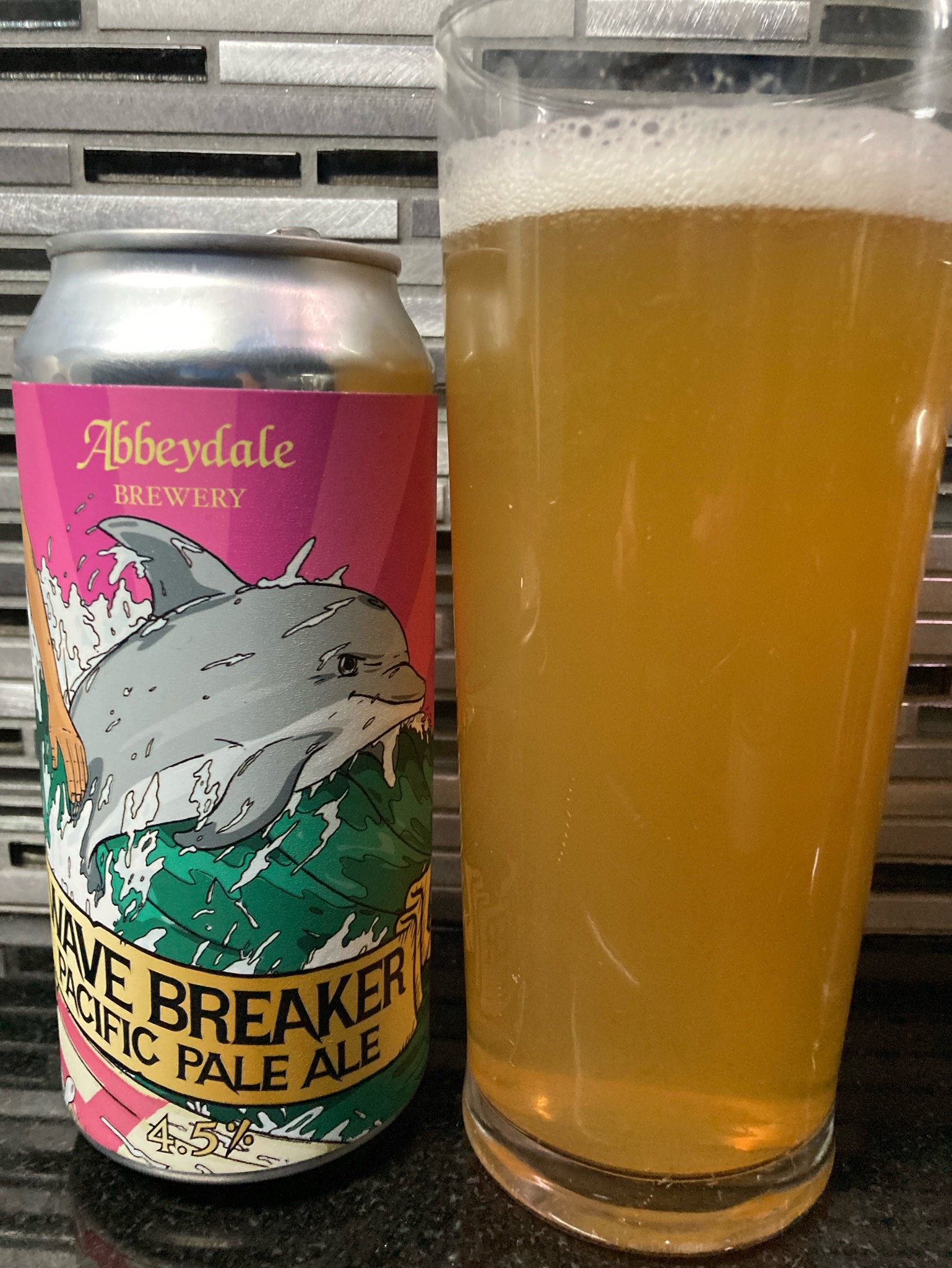 wave breaker, England