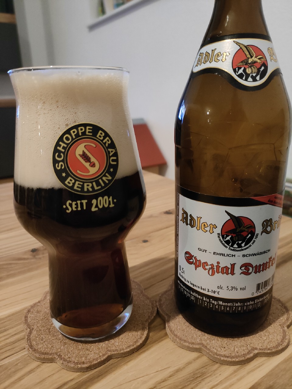 Dunkel, Adler Bräu Wiernsheim