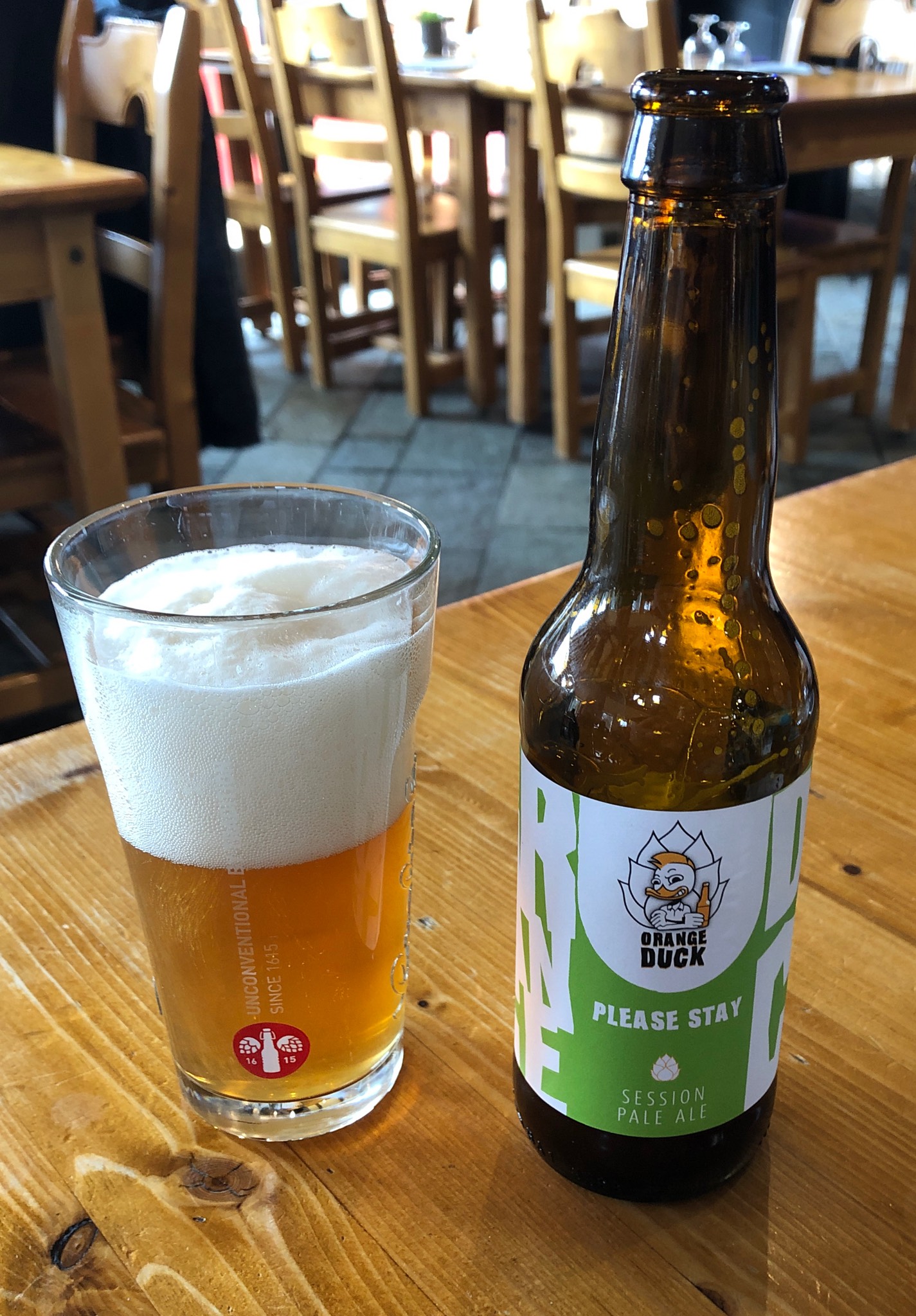 Please Stay, Brasserie Orange Duck