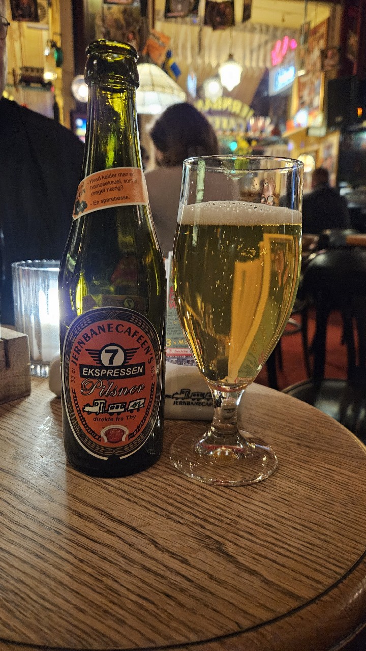 Jernbanecafeen's 7 Ekspressen Pilsner, Denmark