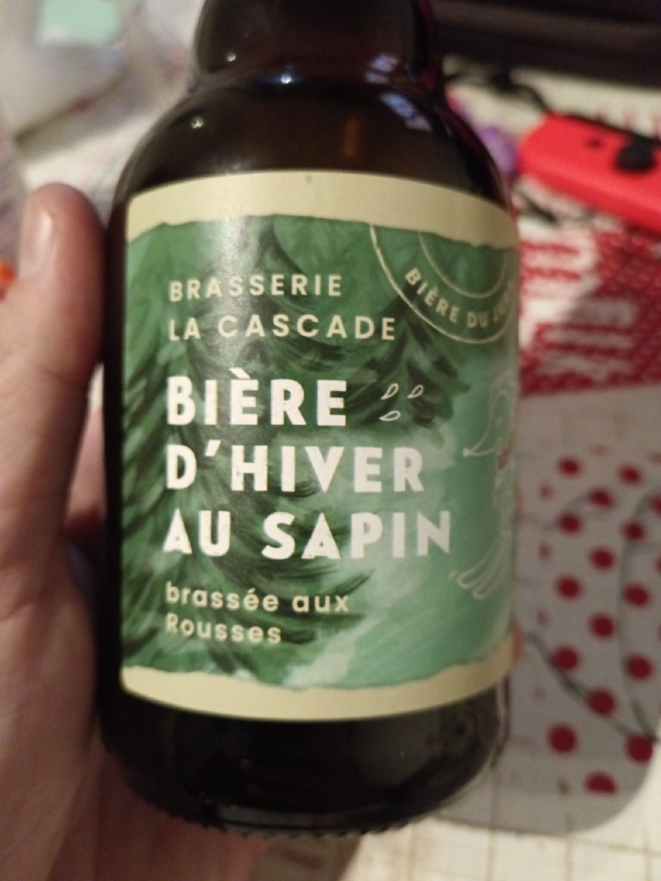 Cascade D'Hiver Au Sapin, Brasserie La Cascade