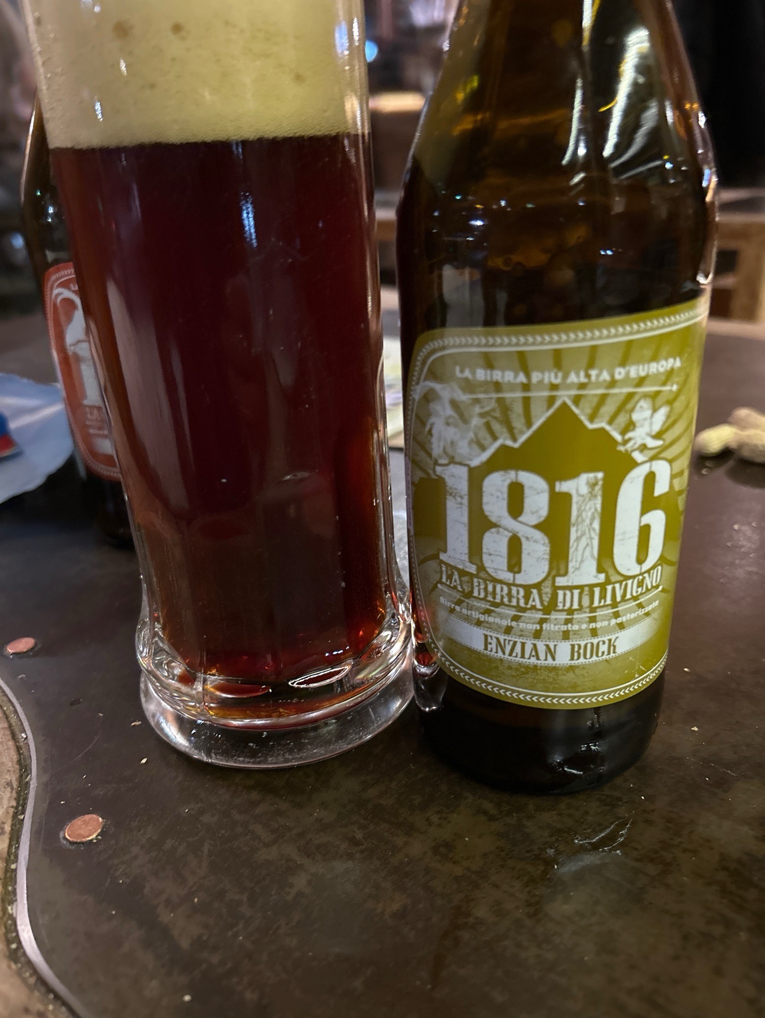 Enzian Bock, 1816 la birra di Livigno