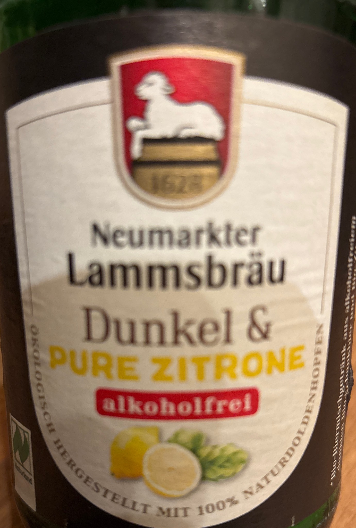 Dunkel & Pure Zitrone Alkoholfrei, Germany