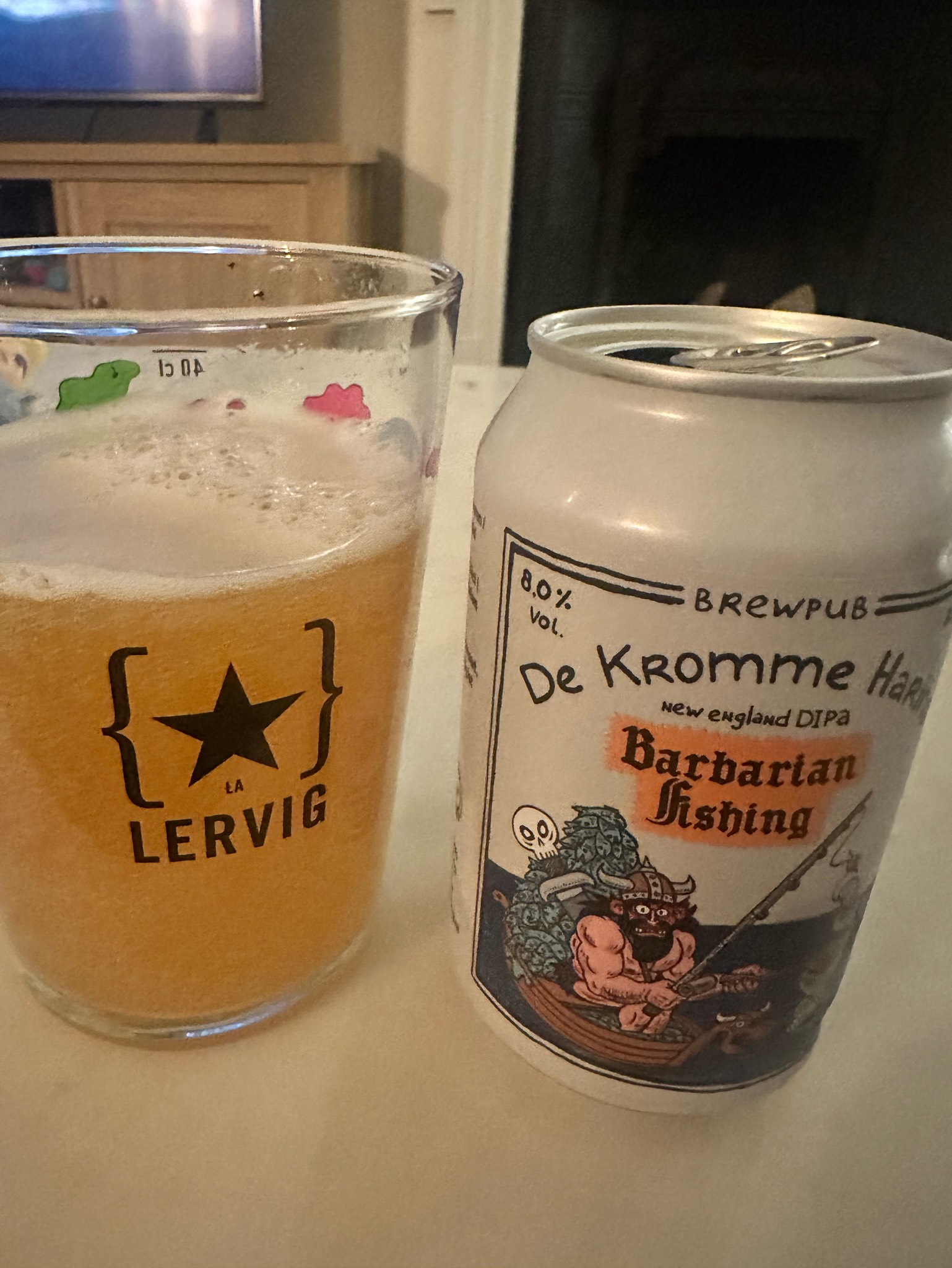 De kromme haring barbarian fishing, Brewpub København