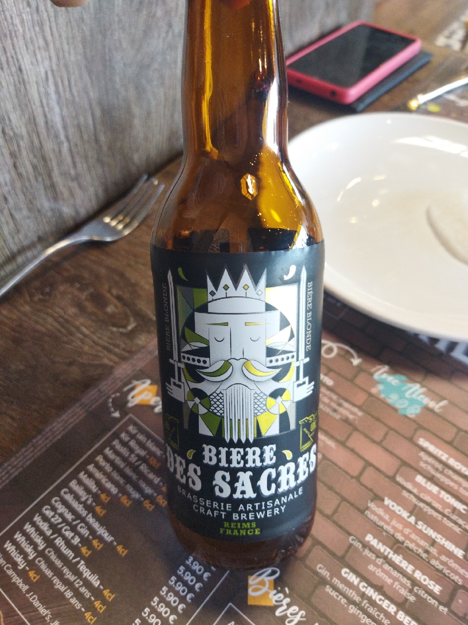 Bière Des Sacres Pale Ale, France