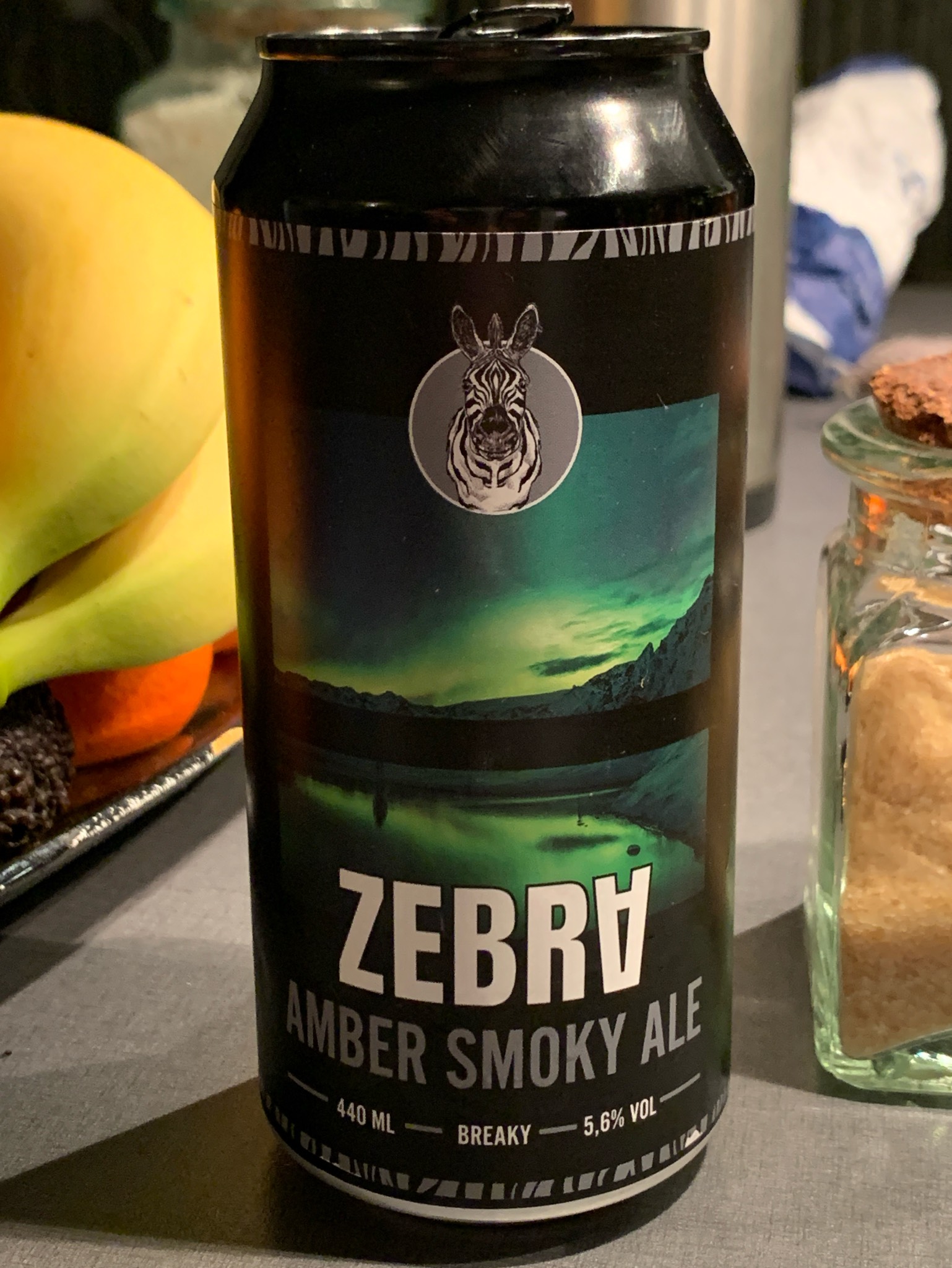 Zebra Amber Smoky Ale, Brasserie Zebra