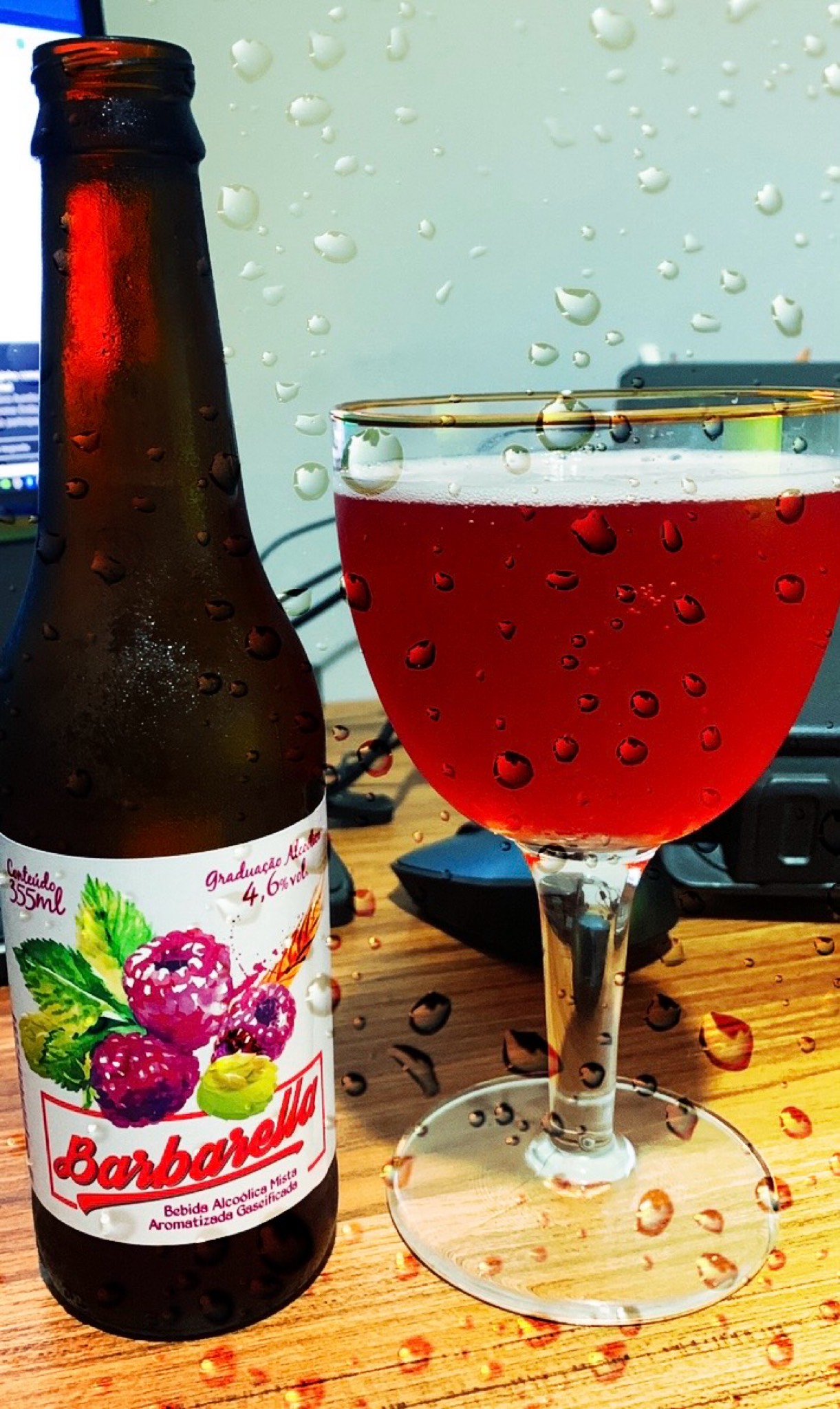 Barbarella Fruitbier Framboesa, Cervejaria Campo Bom