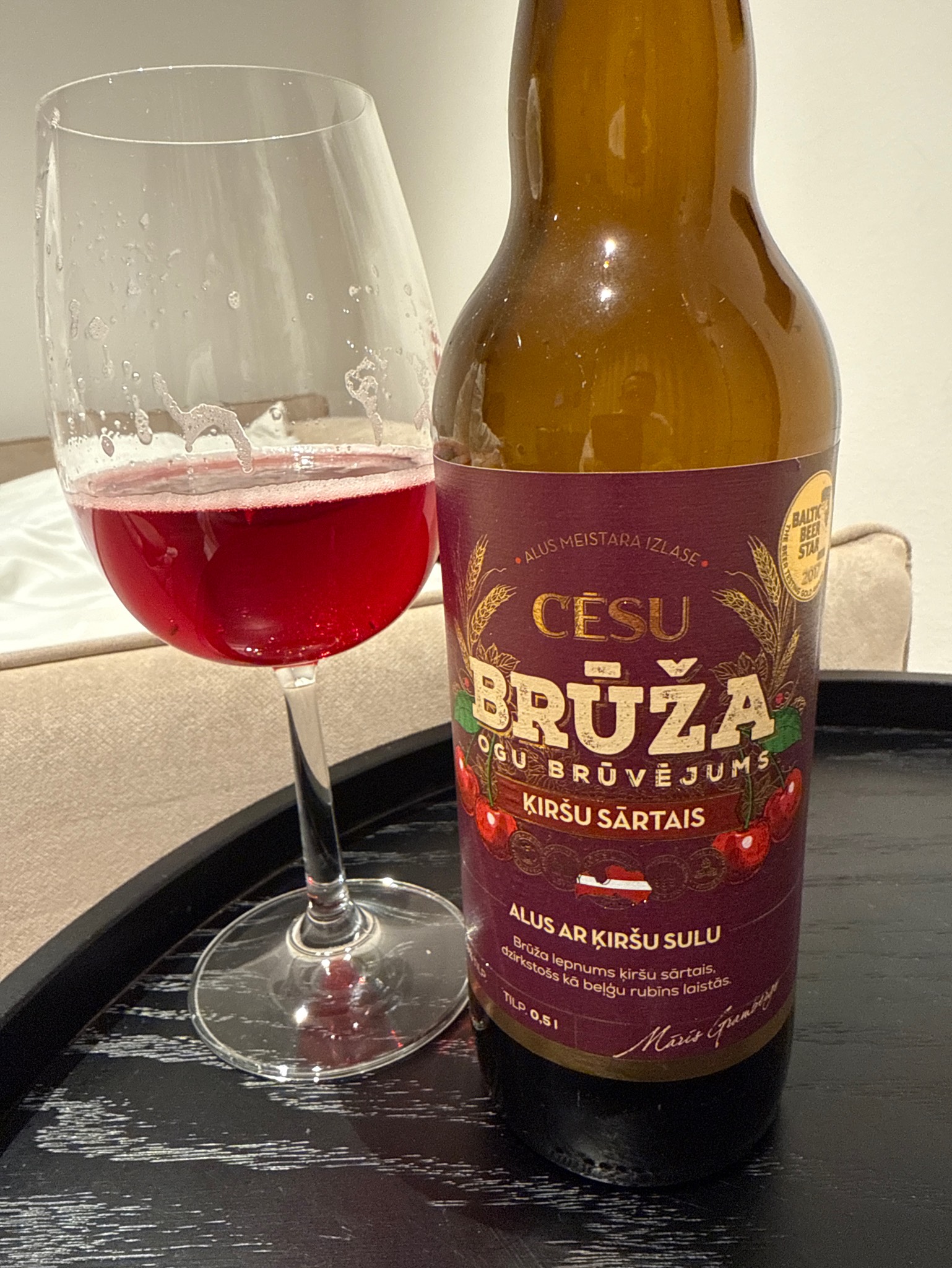 Brūža Ogu Brūvējums Ķiršu Sārtais, Latvia