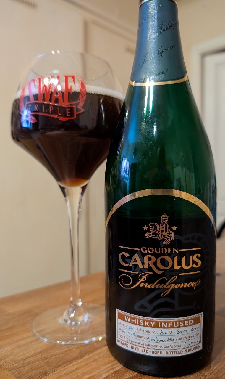 Gouden Carolus indulgence 2015 - Whisky Infused, Belgium