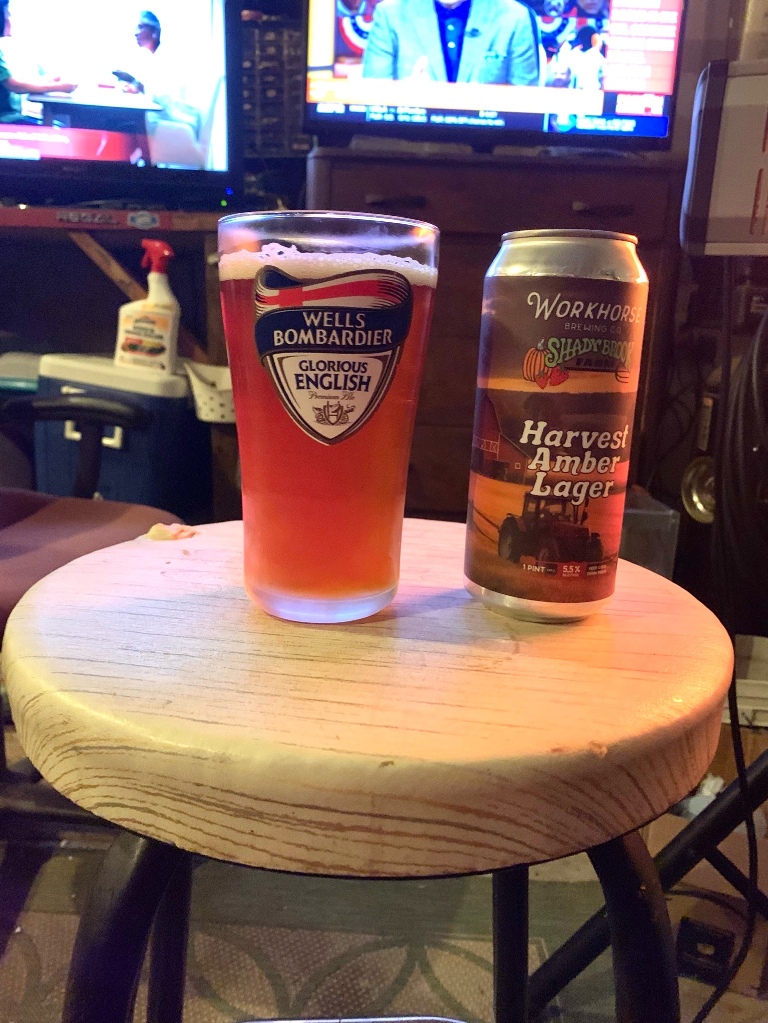 Harvest Amber Lager, Workhorse Brewing Company