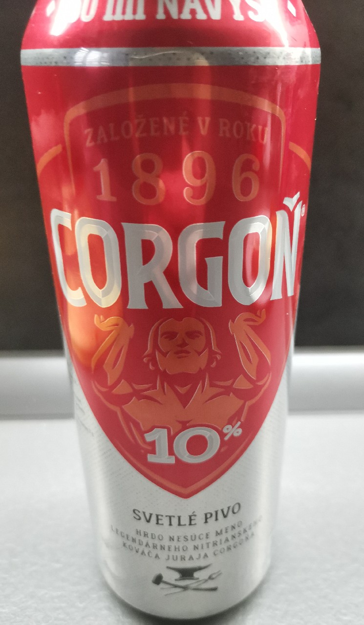 Corgoň Svetlé Pivo Výčapné 10%, Slovakia