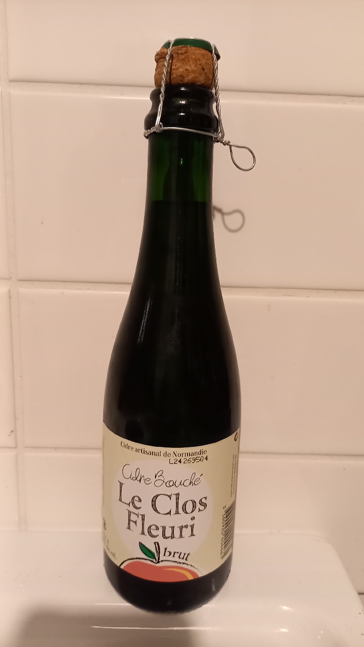 Cidre Le Clos Fleuri Bouché Brut, France