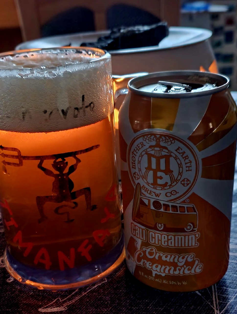 Cali creamin' orange creamsicle, Mother Earth Brew Company