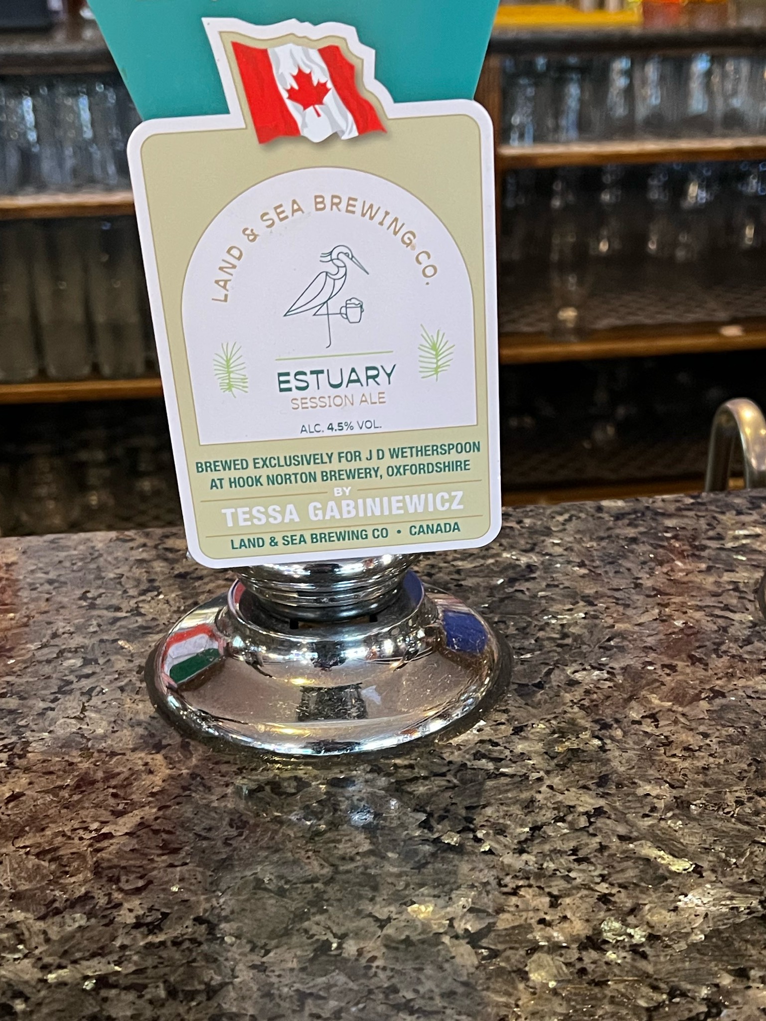 Estuary Session Ale, Land & Sea Brewing
