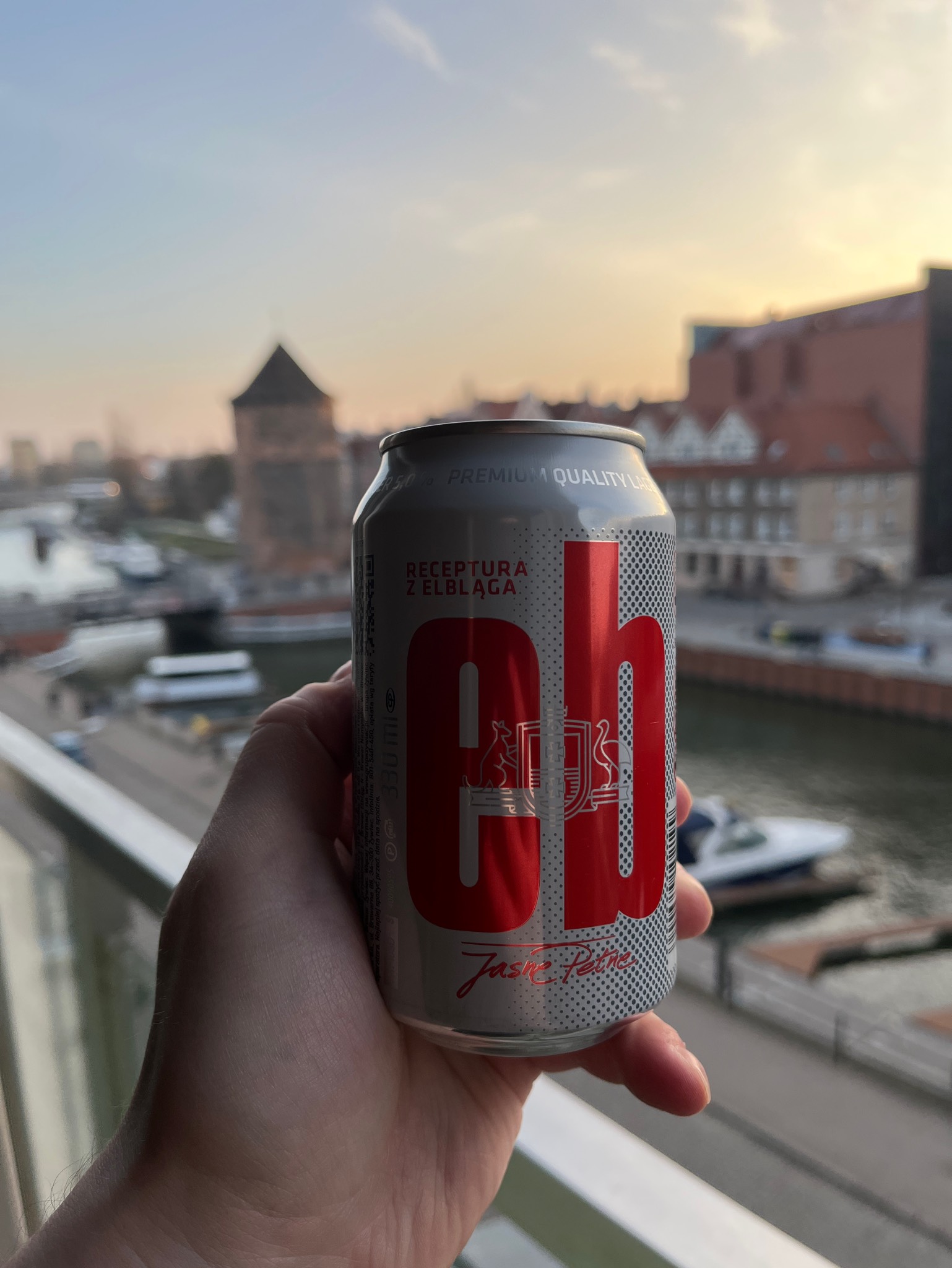 EB Natural Premium Quality Beer, Poland