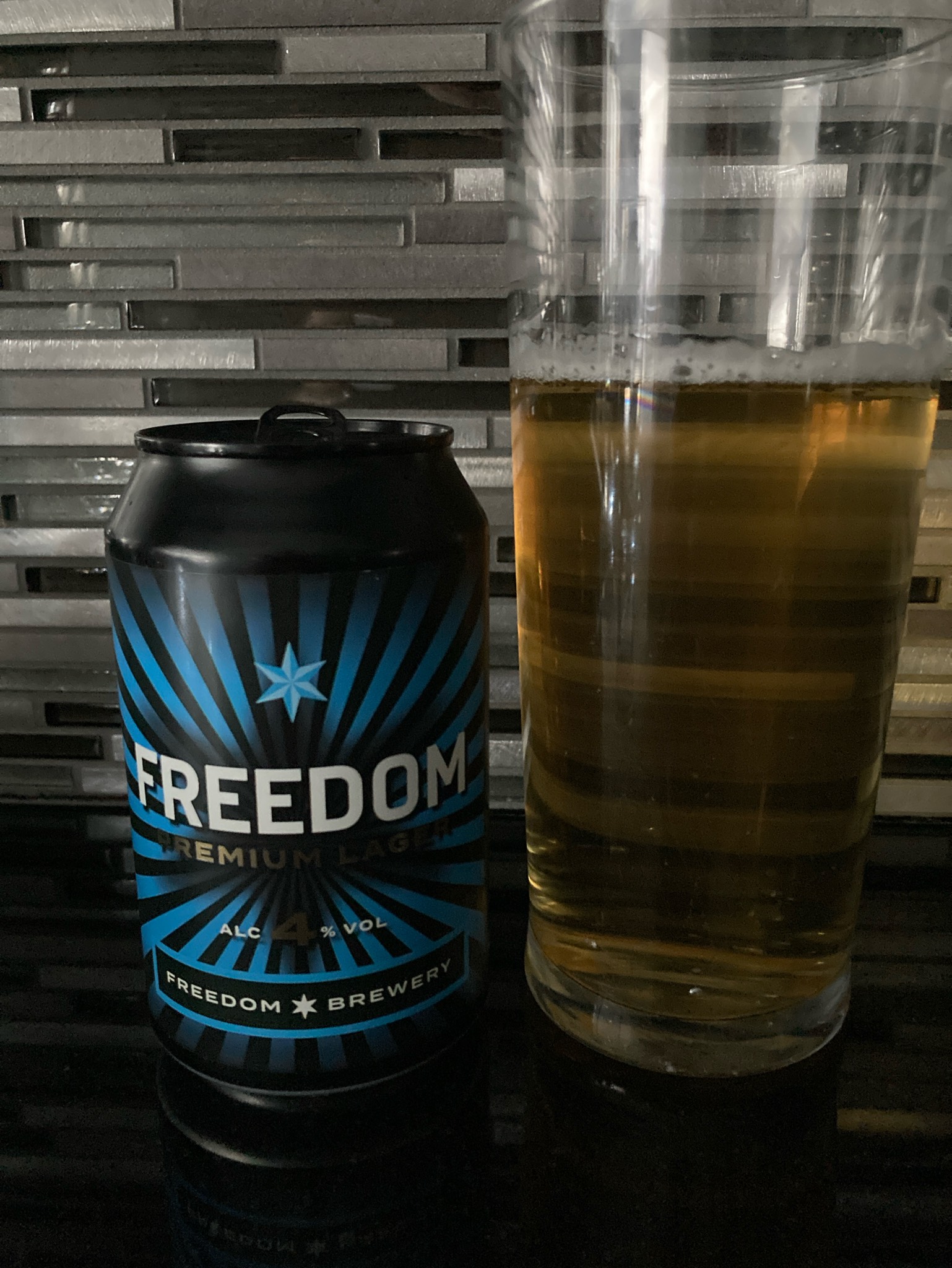 Freedom Premium Lager, England