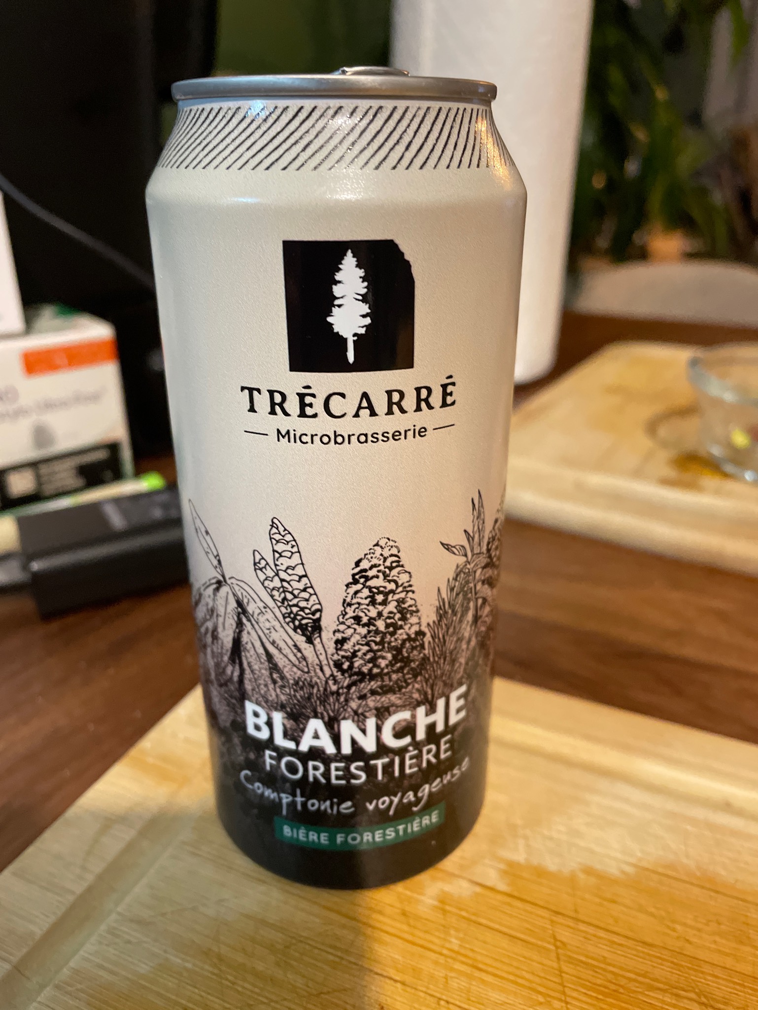 Blanche comptonie voyageuse, Microbrasserie Tré Carré