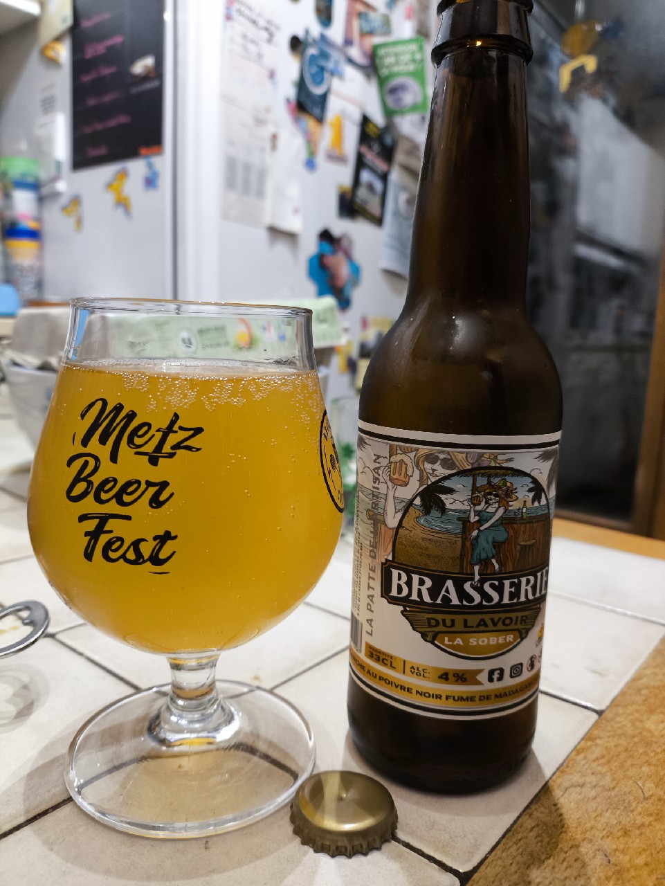 La Sober Blanche Poivre Fumé De Madagascar, Brasserie Du Lavoir [Closed]