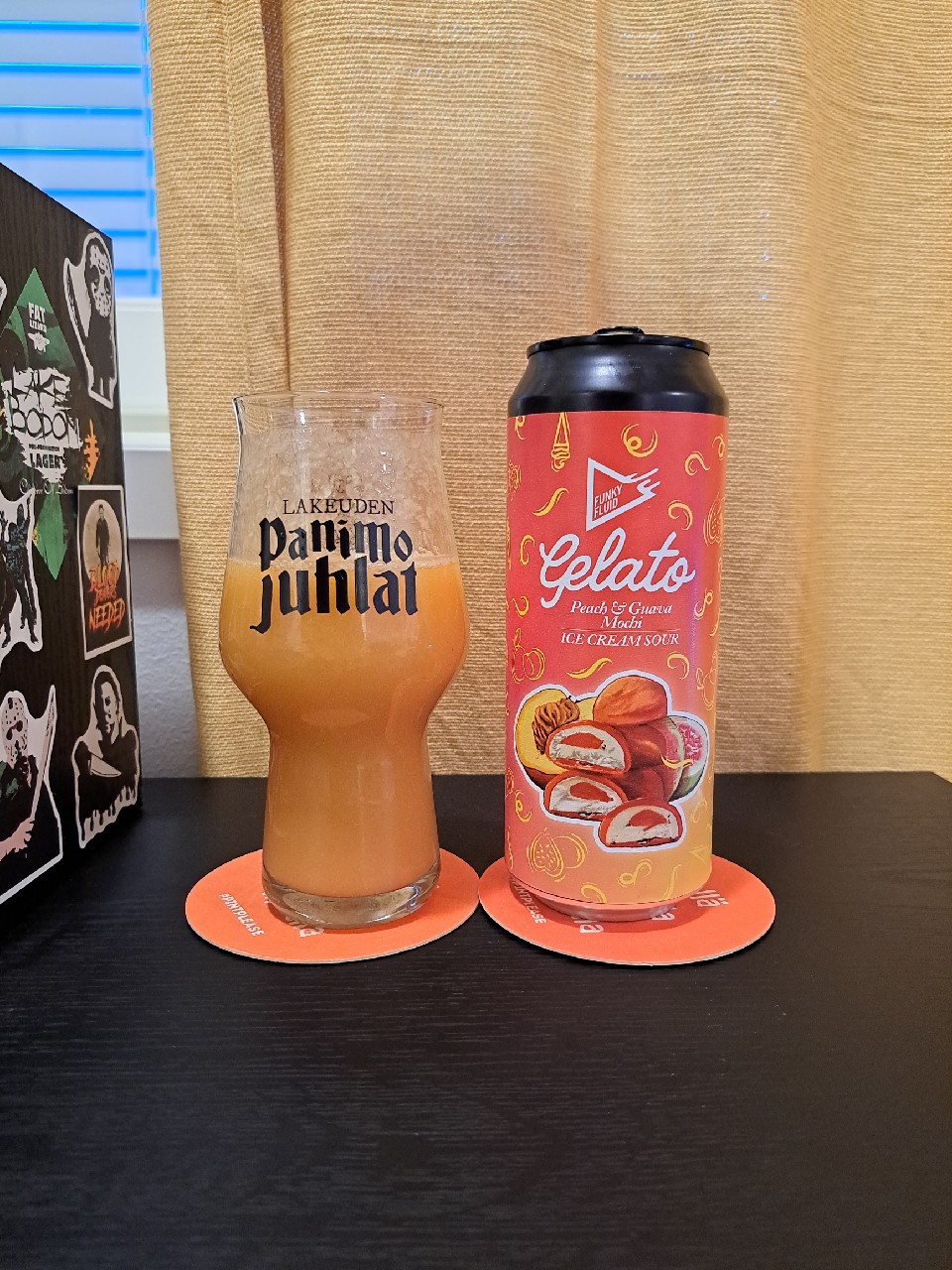 gelato: peach & guava mochi, Poland