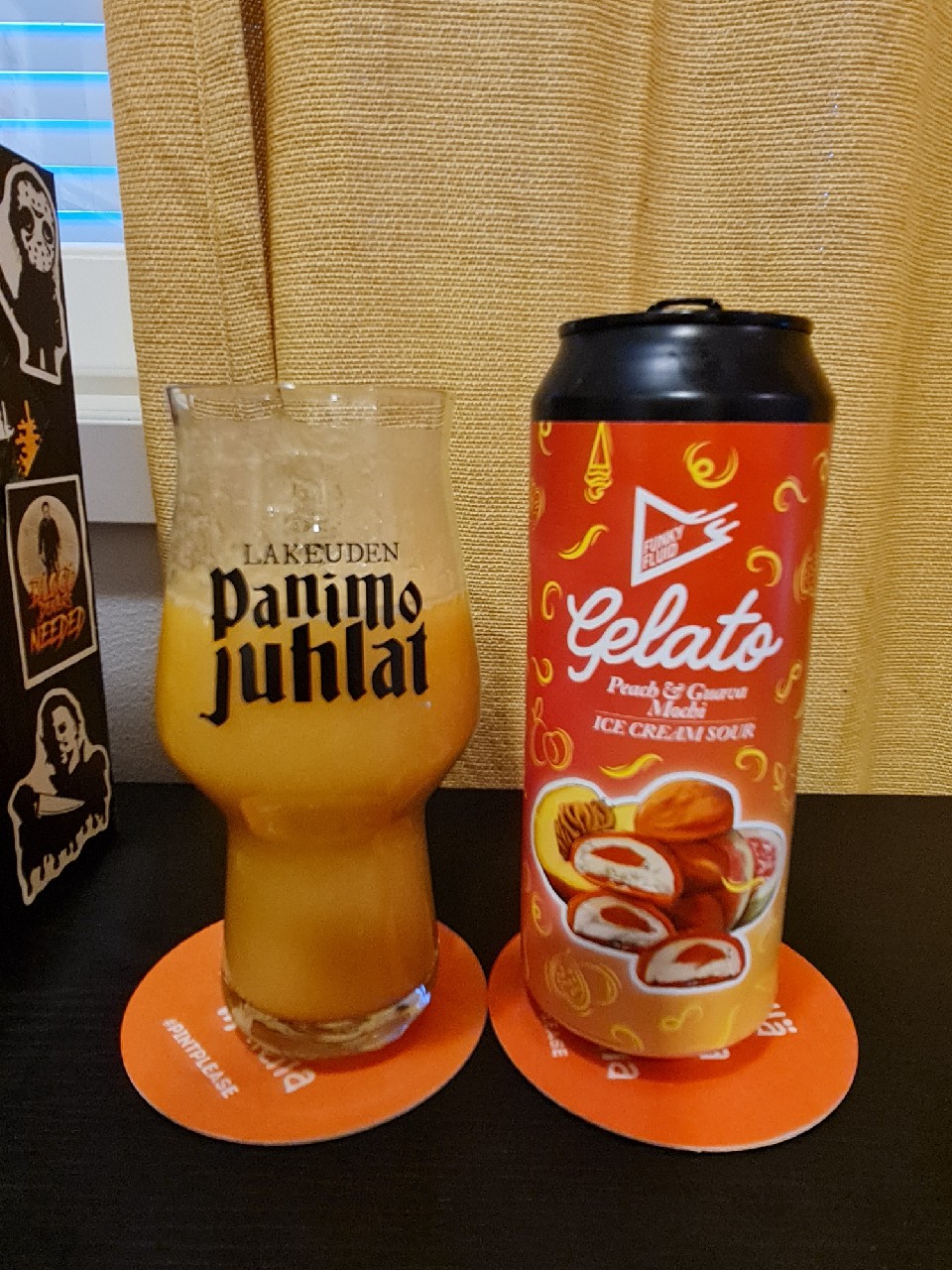 gelato: peach & guava mochi, Poland