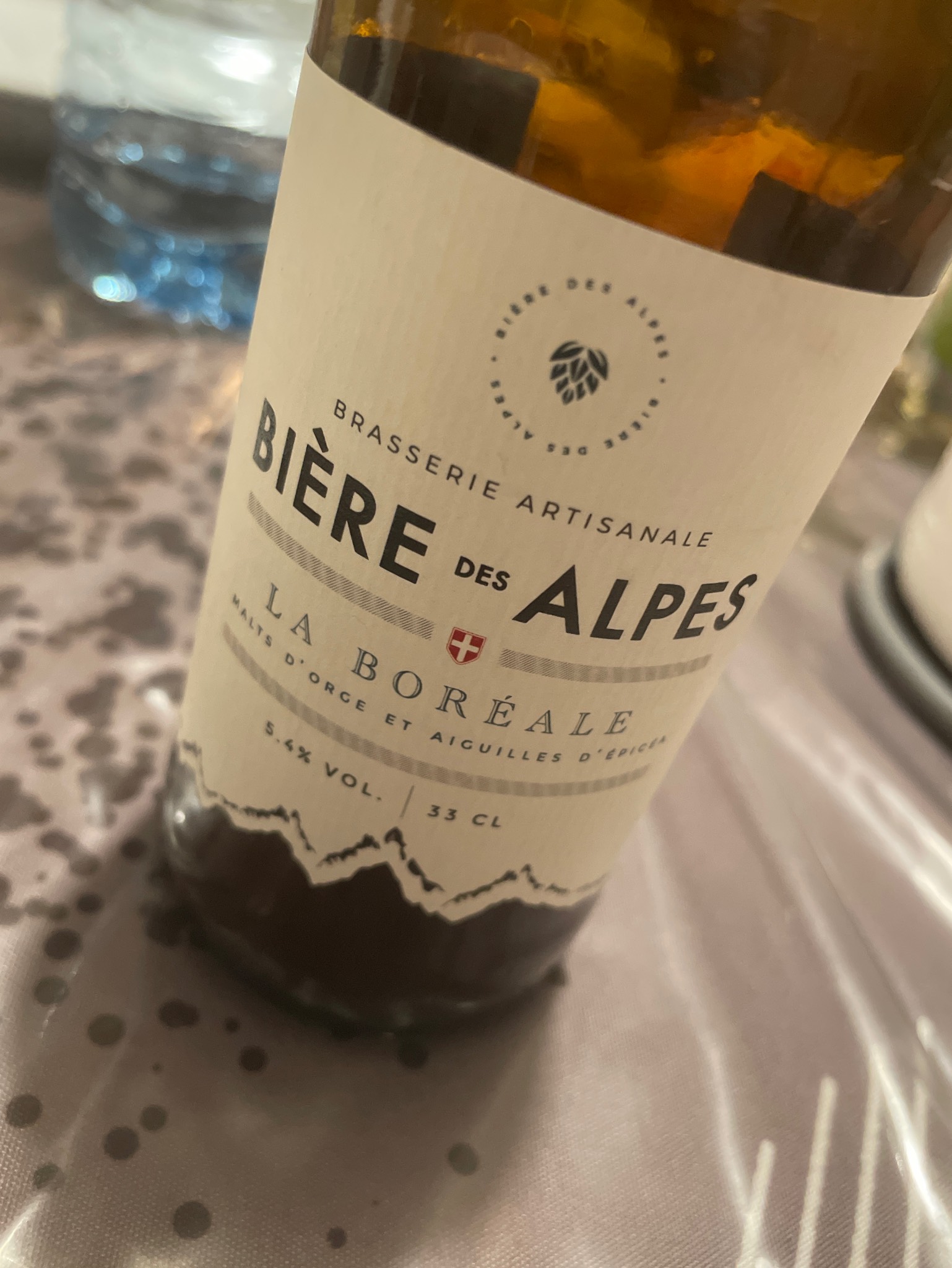 Bière Des Alpes - La Boréale, Brasserie Du Baigneur