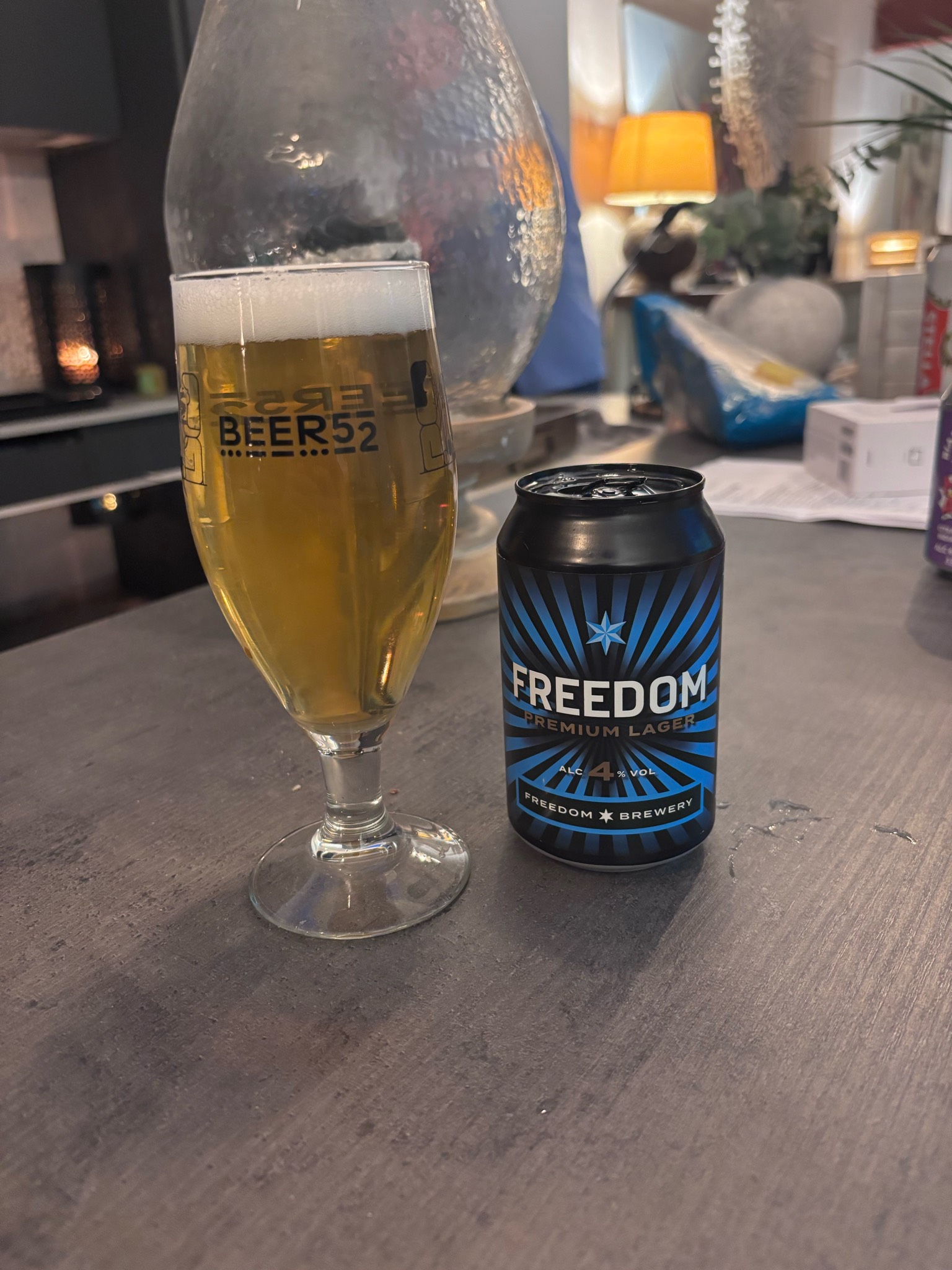 Freedom Premium Lager, England