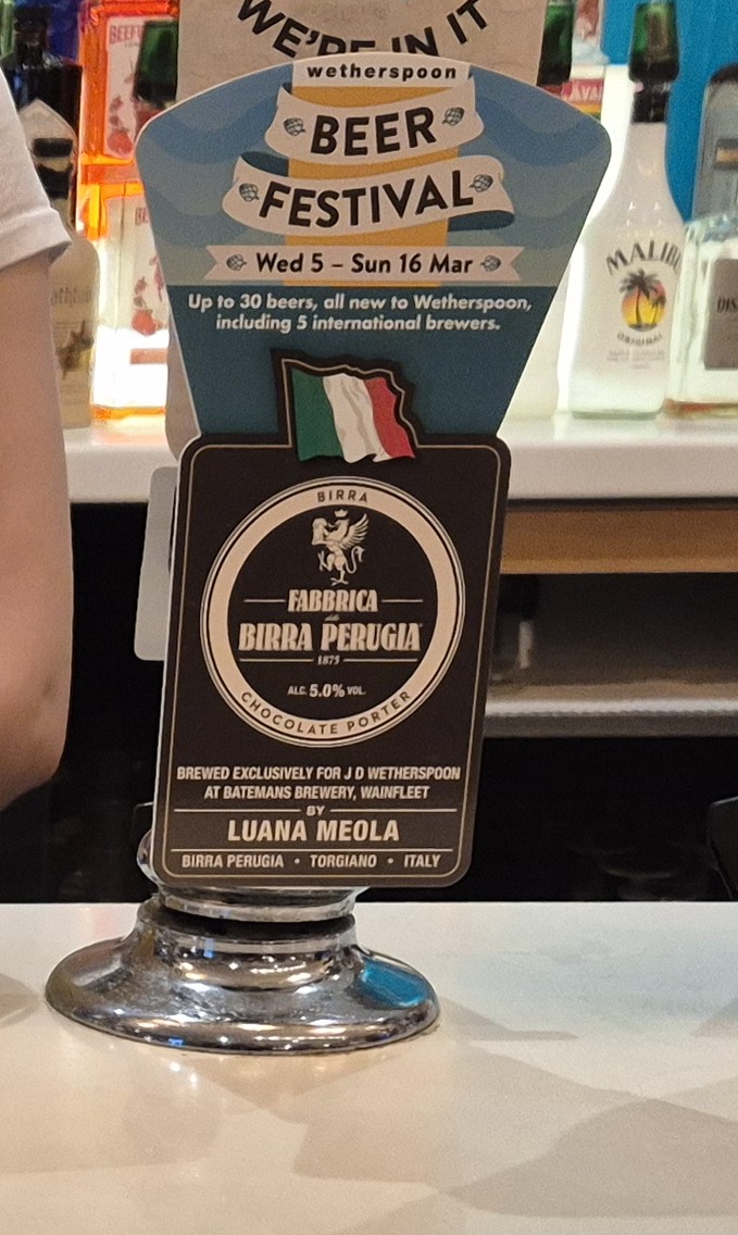 Chocolate Porter, Italy