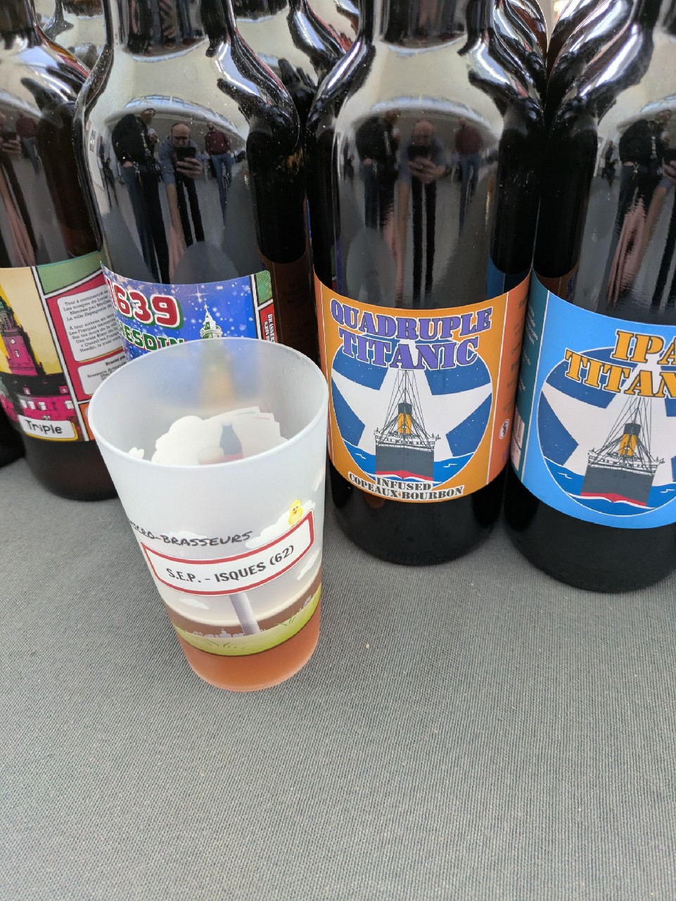 Quadruple Titanic infused copeaux bourbon, Brasserie White Star