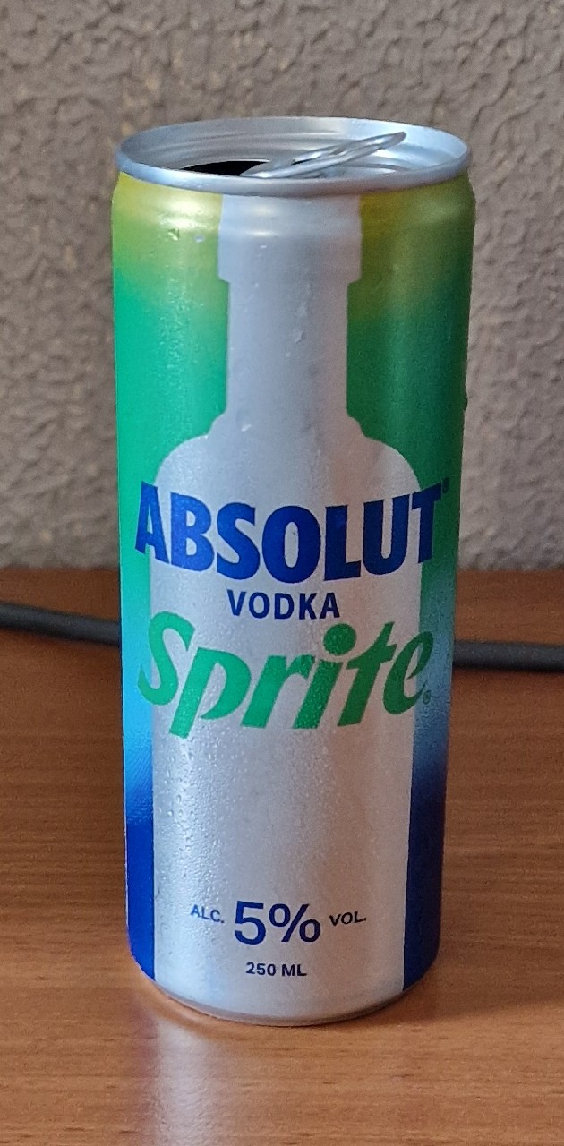 Absolut Vodka Sprite, Topo Chico Hard Seltzer (Coca-Cola)