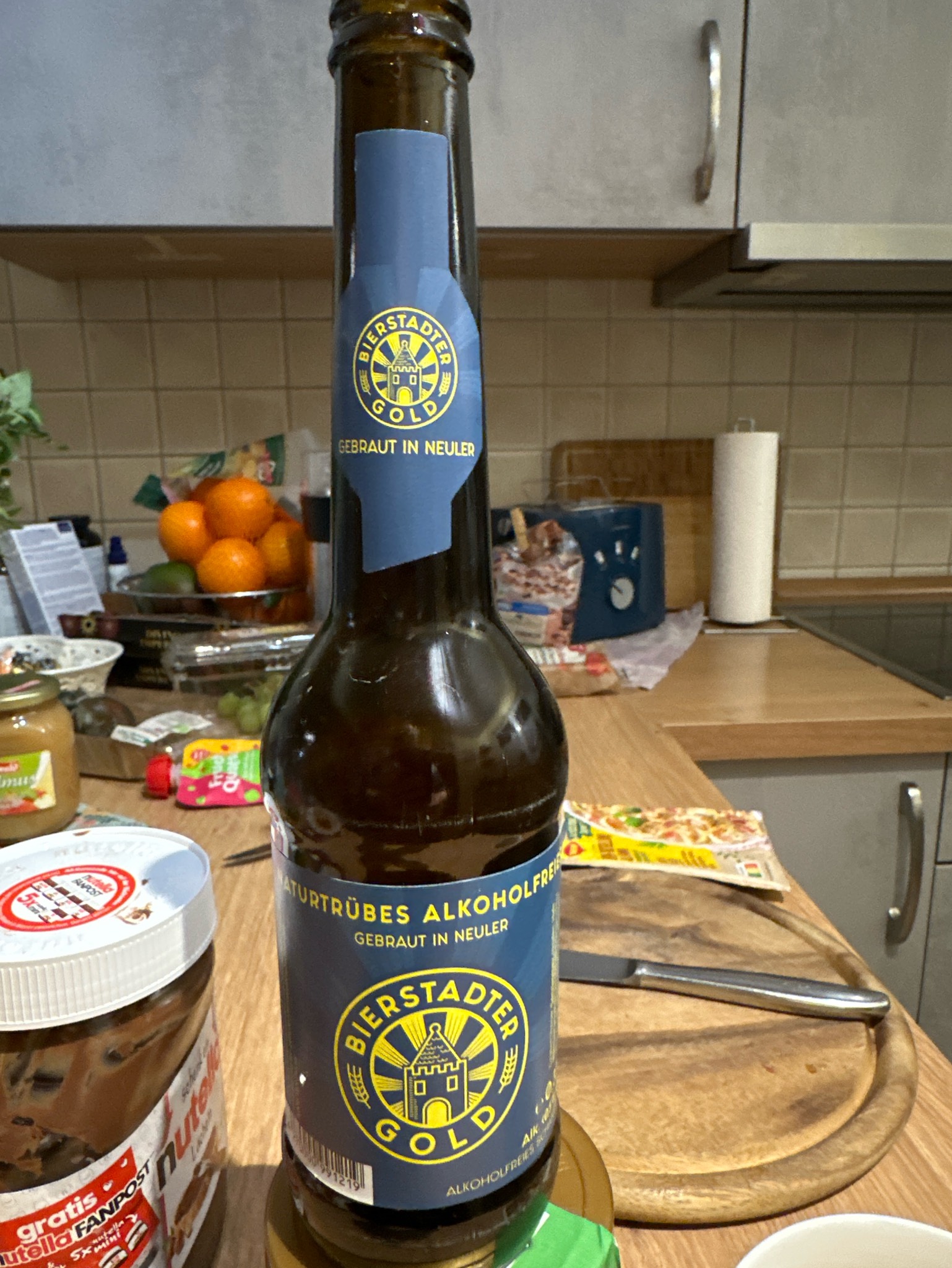 Bierstadter Gold Naturtrübes alkoholfreies, Bierstadter Kaltschorlen GbR