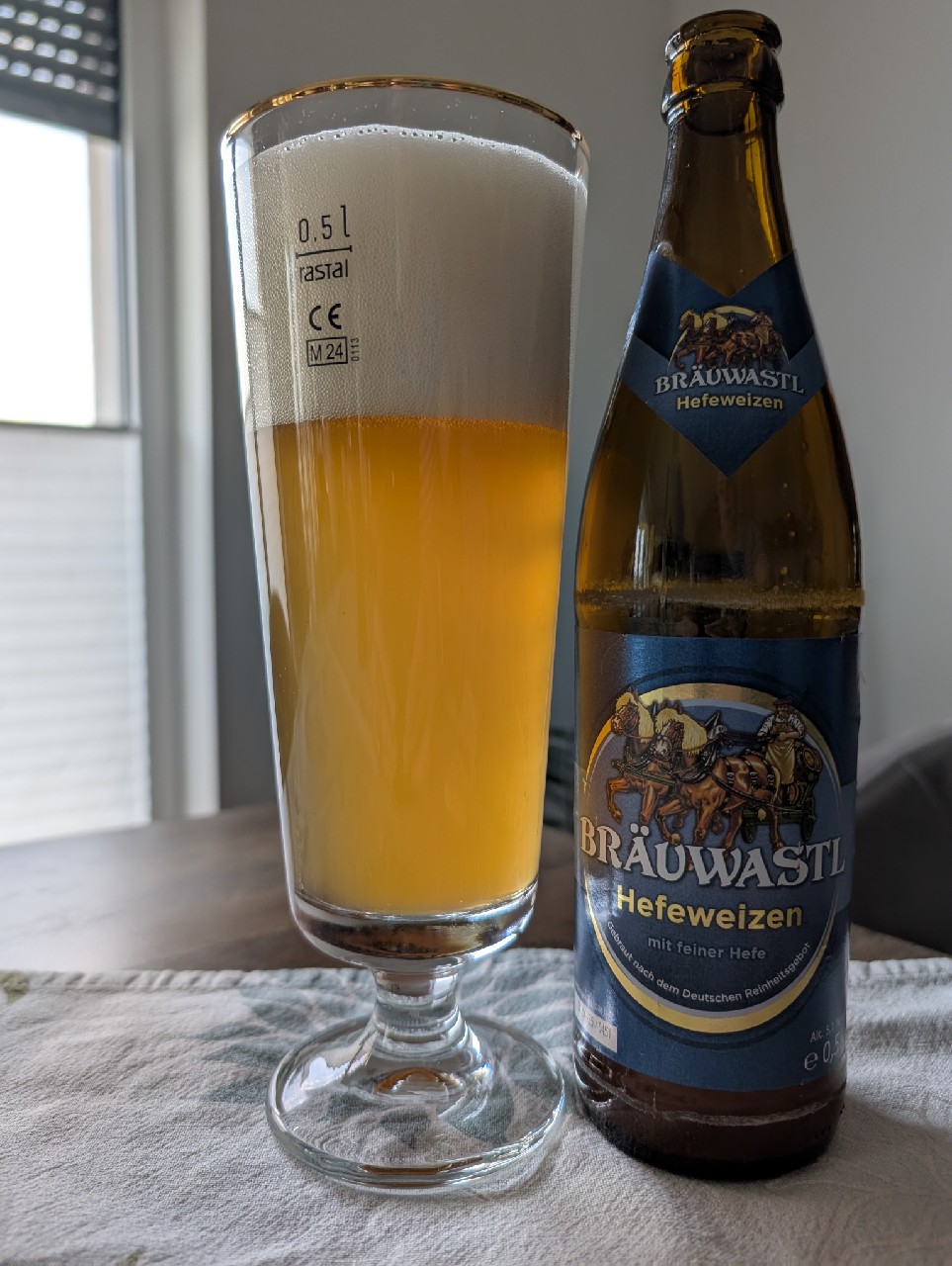 Bräuwastl Hefeweizen, Gamaka GmbH & Co. KG 89160 Dornstadt