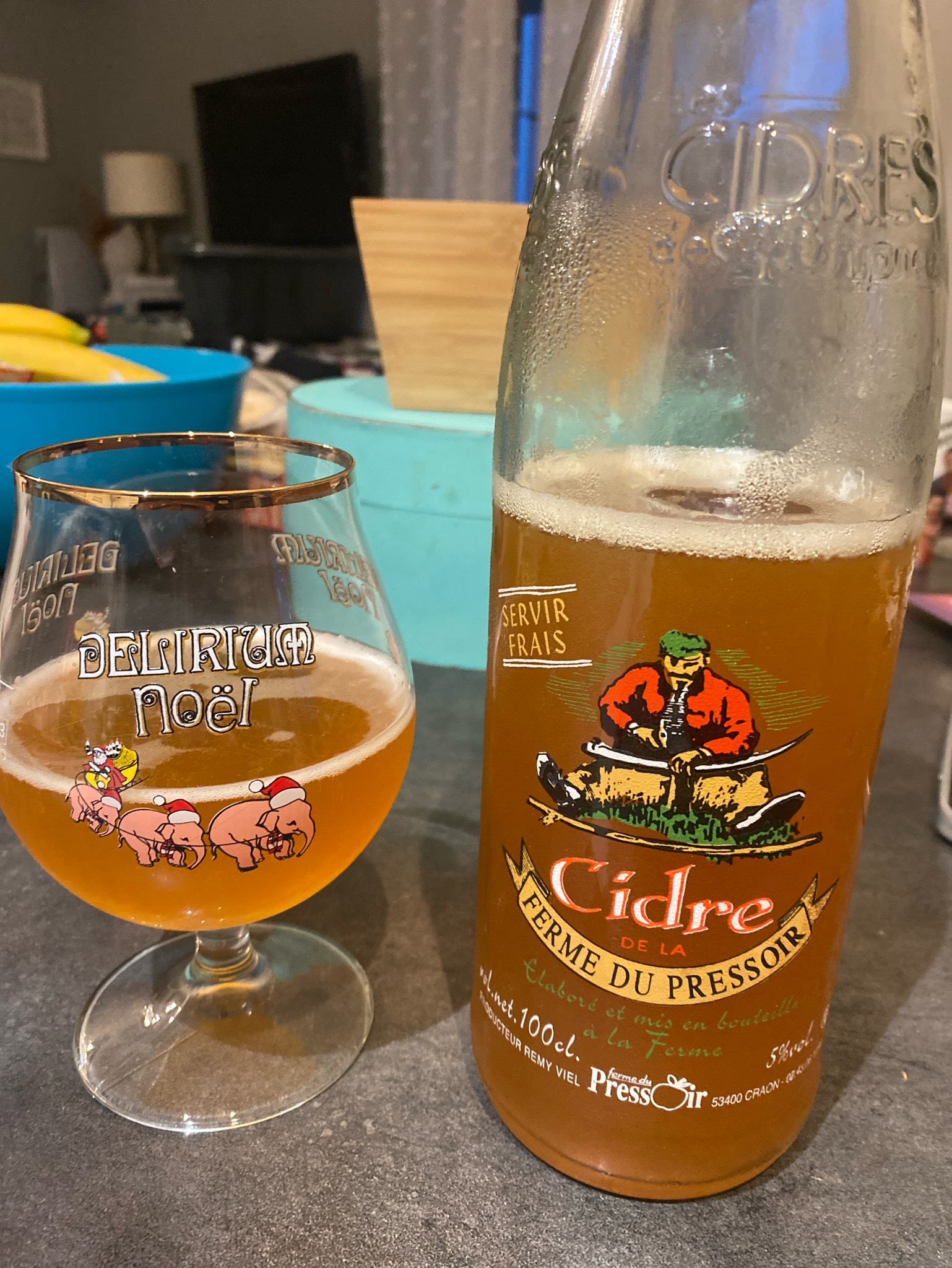 Cidre traditionnel de la Ferme du Pressoir Brut, France